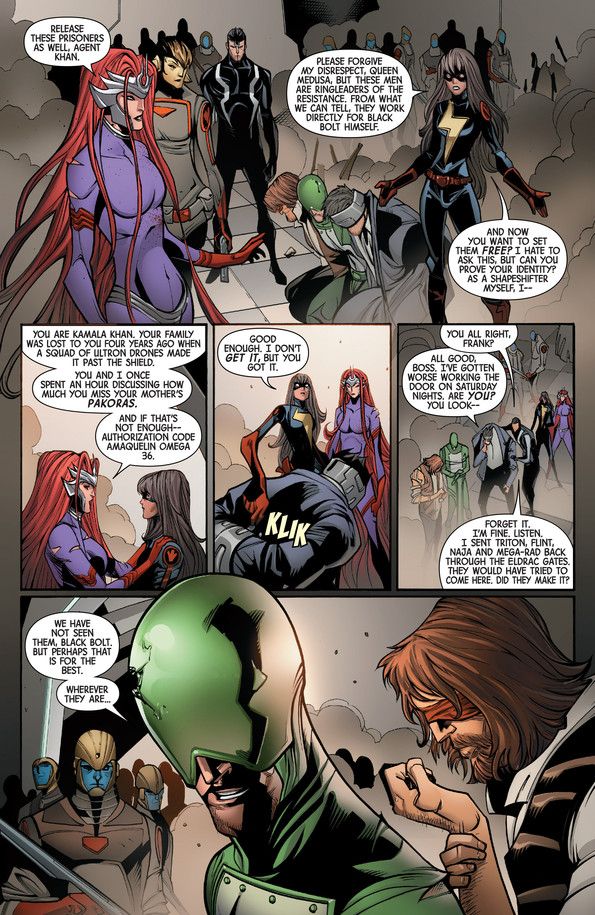 Read online Inhumans: Attilan Rising comic -  Issue #5 - 4