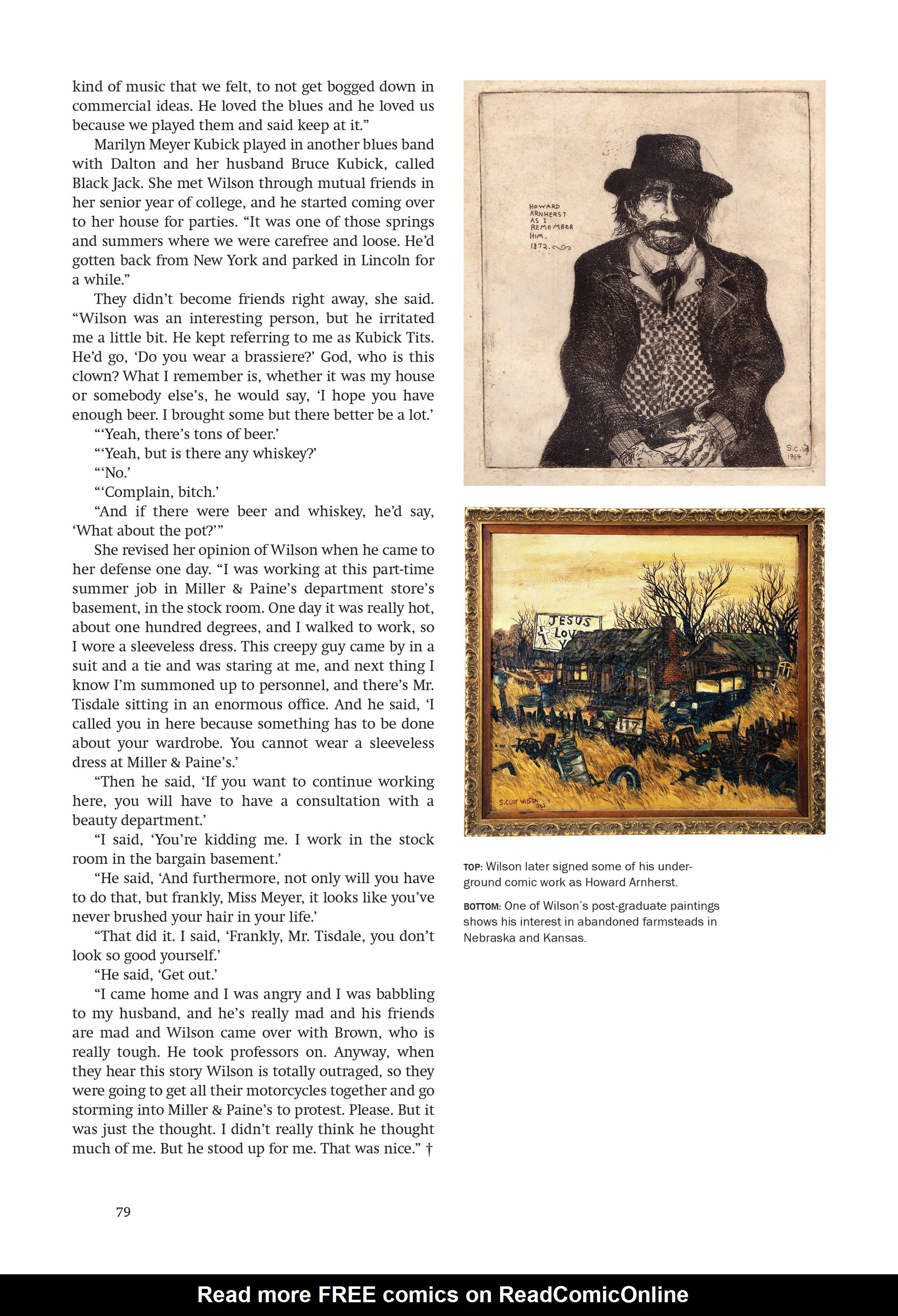 Read online The Mythology of S. Clay Wilson comic -  Issue # Pirates in the Heartland (Part 1) - 73