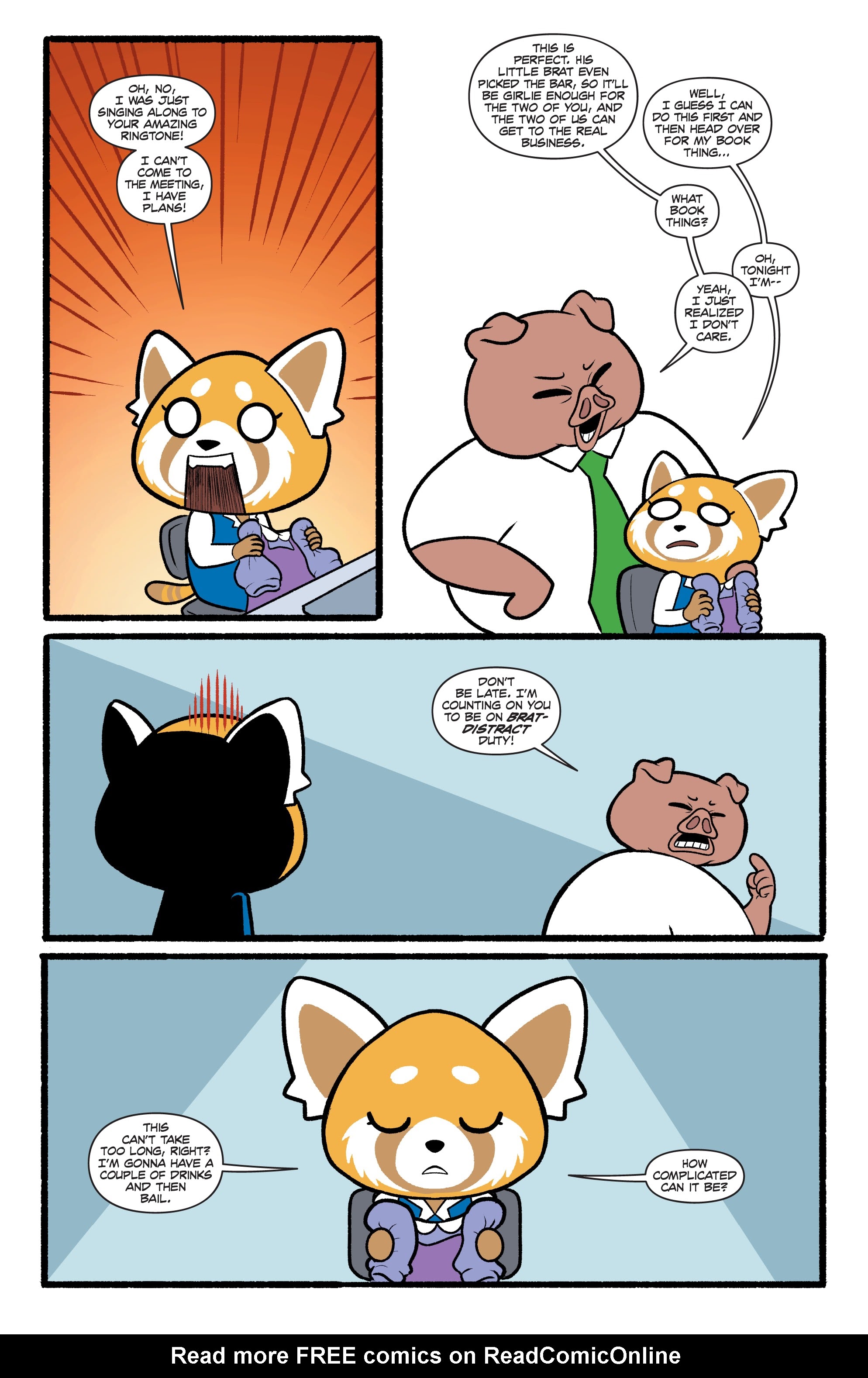 Read online Aggretsuko: Meet Her World comic -  Issue #3 - 8