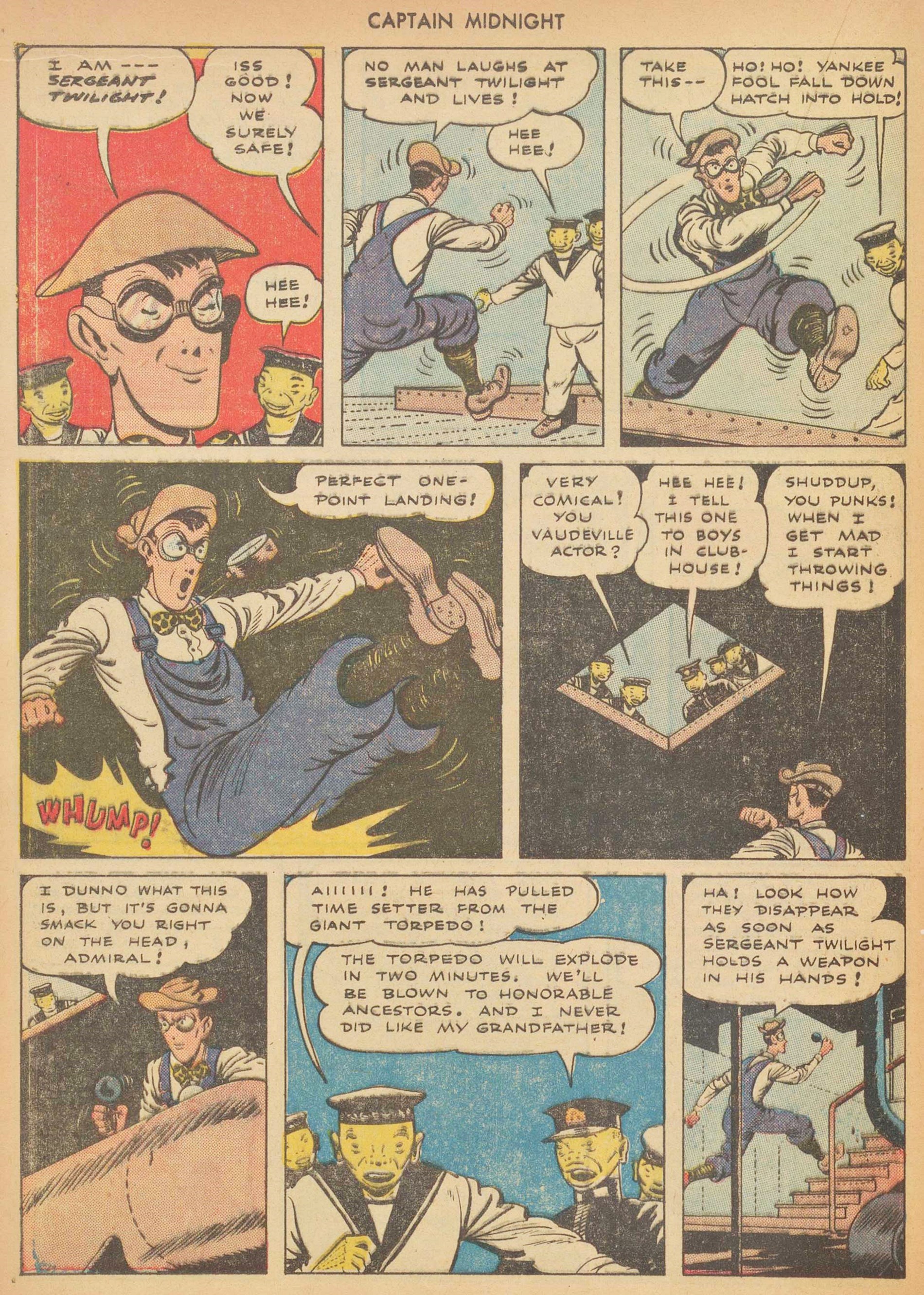 Read online Captain Midnight (1942) comic -  Issue #27 - 20