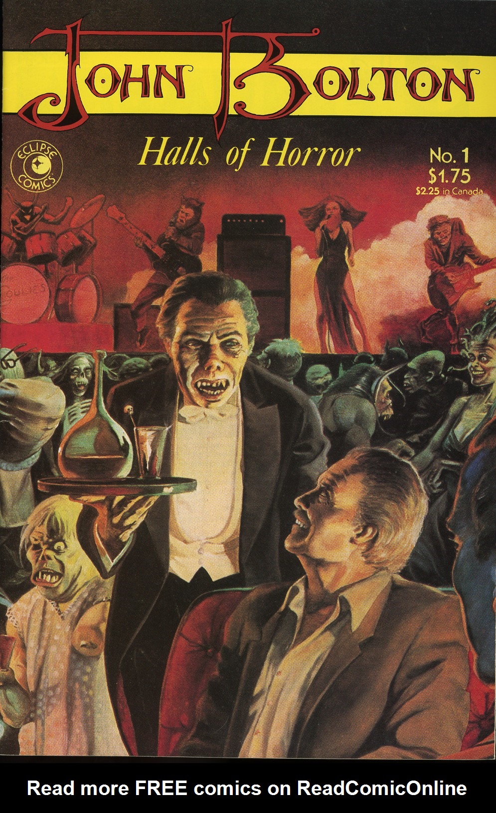 Read online John Bolton: Halls of Horror comic -  Issue #1 - 1