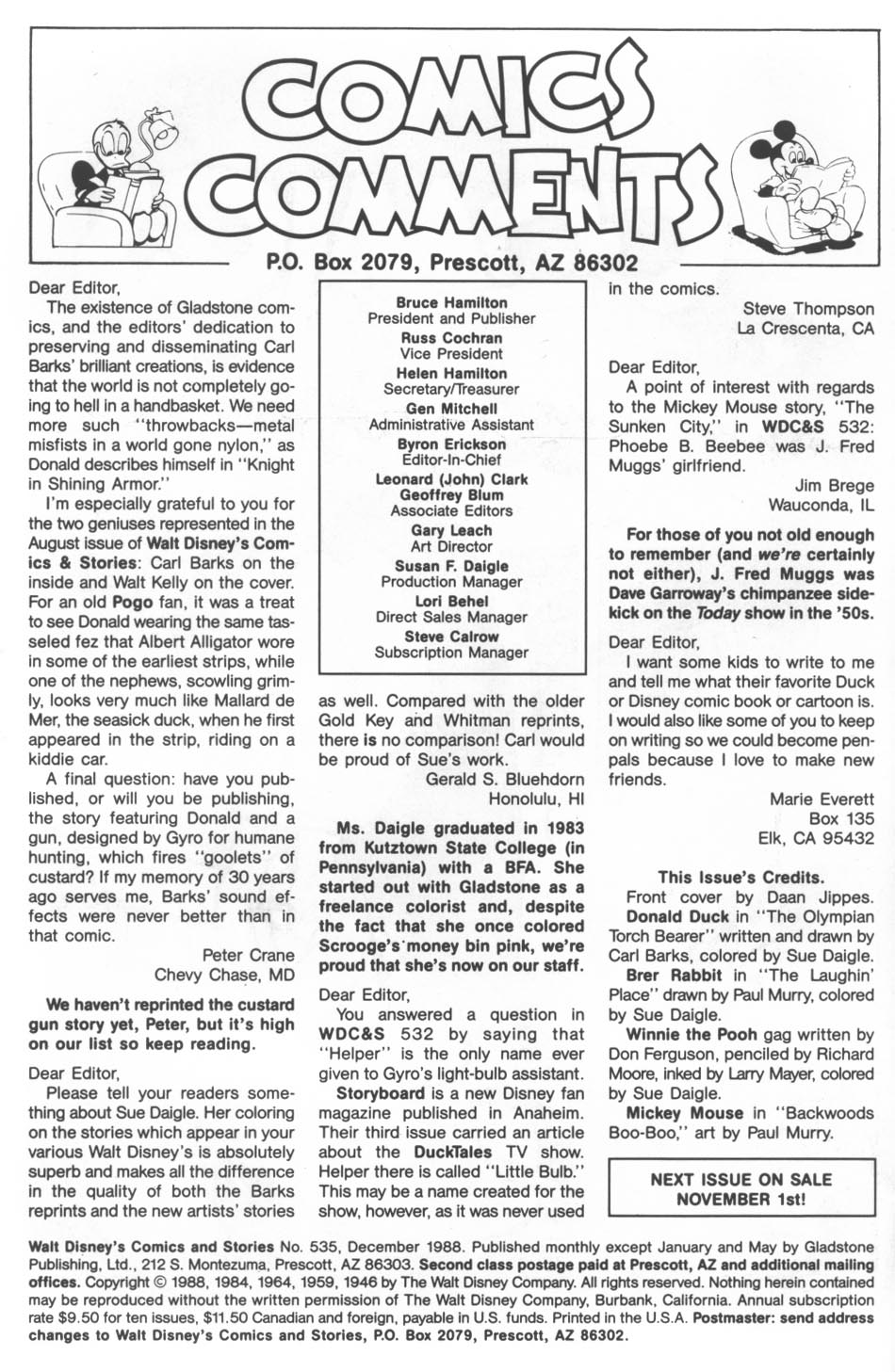 Read online Walt Disney's Comics and Stories comic -  Issue #535 - 2