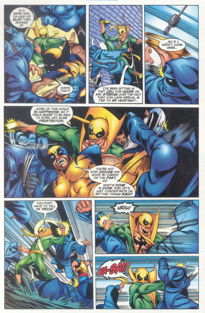 Read online Iron Fist / Wolverine comic -  Issue #3 - 19