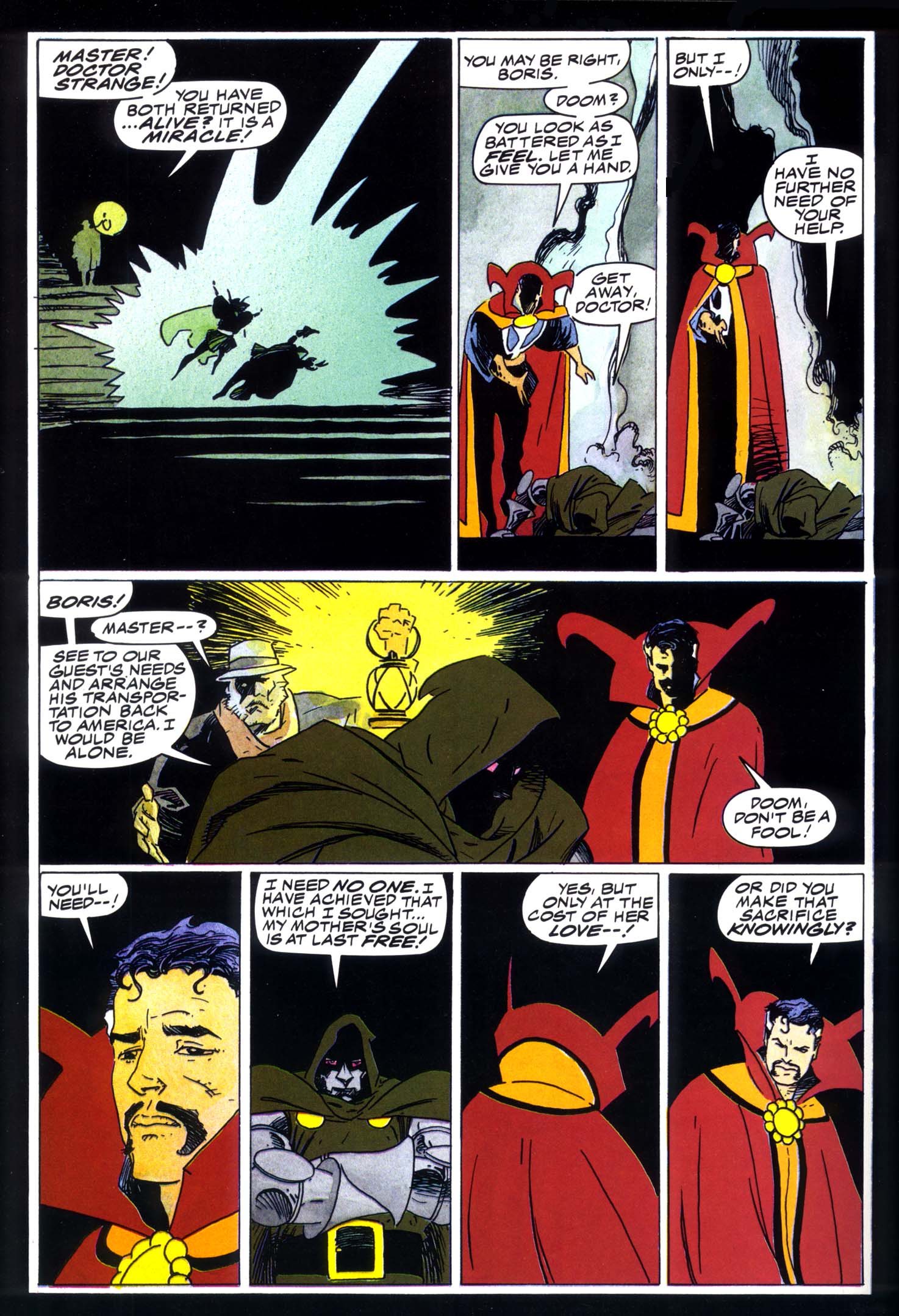 Read online Marvel Graphic Novel comic -  Issue #49 - Doctor Strange & Doctor Doom - Triumph & Torment - 79