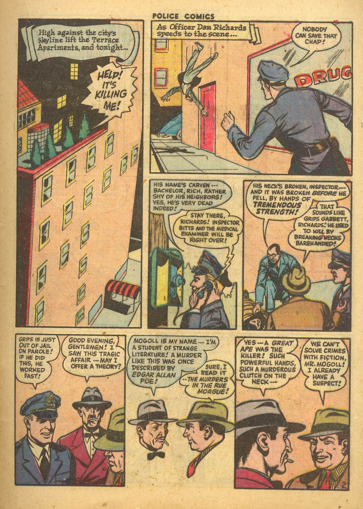 Read online Police Comics comic -  Issue #64 - 21