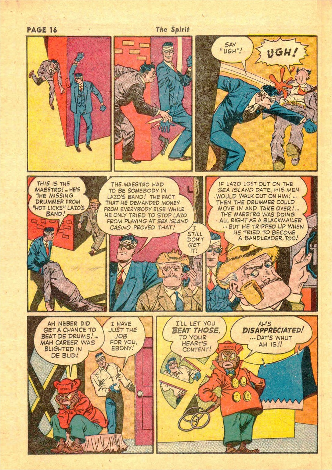 Read online The Spirit (1944) comic -  Issue #3 - 18