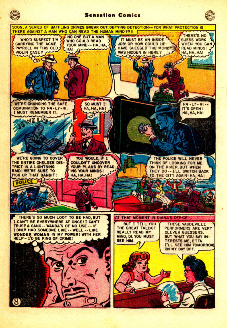 Read online Sensation (Mystery) Comics comic -  Issue #93 - 10