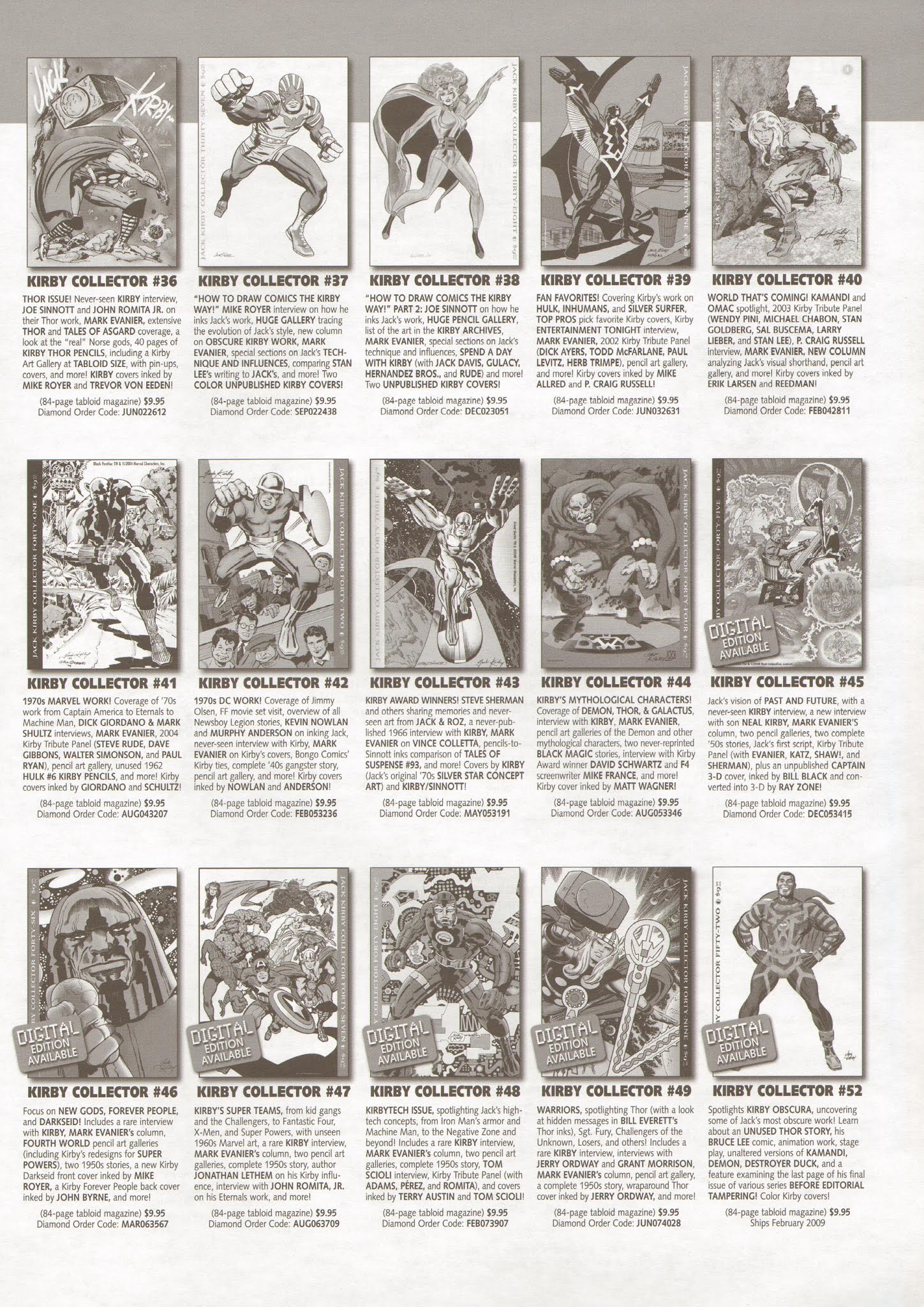 Read online The Jack Kirby Collector comic -  Issue #51 - 74