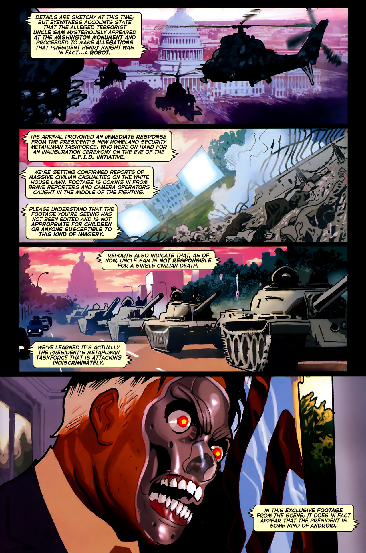 Read online Uncle Sam and the Freedom Fighters (2006) comic -  Issue #8 - 2