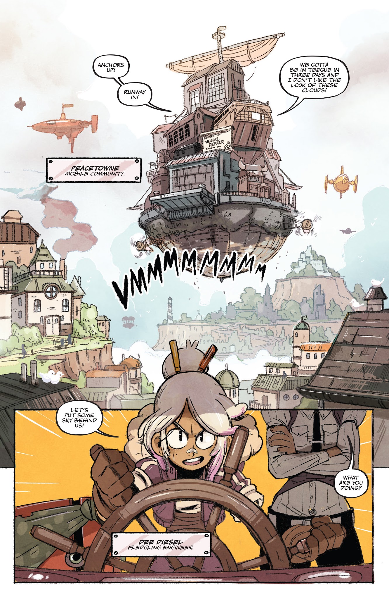 Read online Tyson Hesse's Diesel comic -  Issue #1 - 3