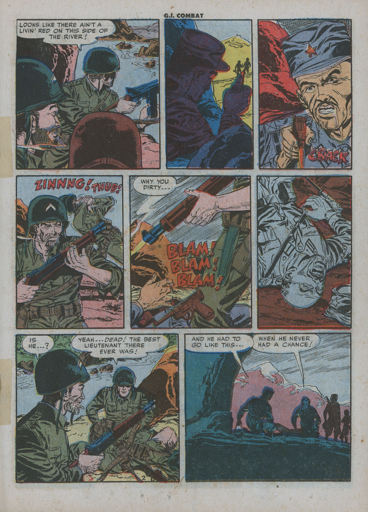Read online G.I. Combat (1952) comic -  Issue #4 - 19