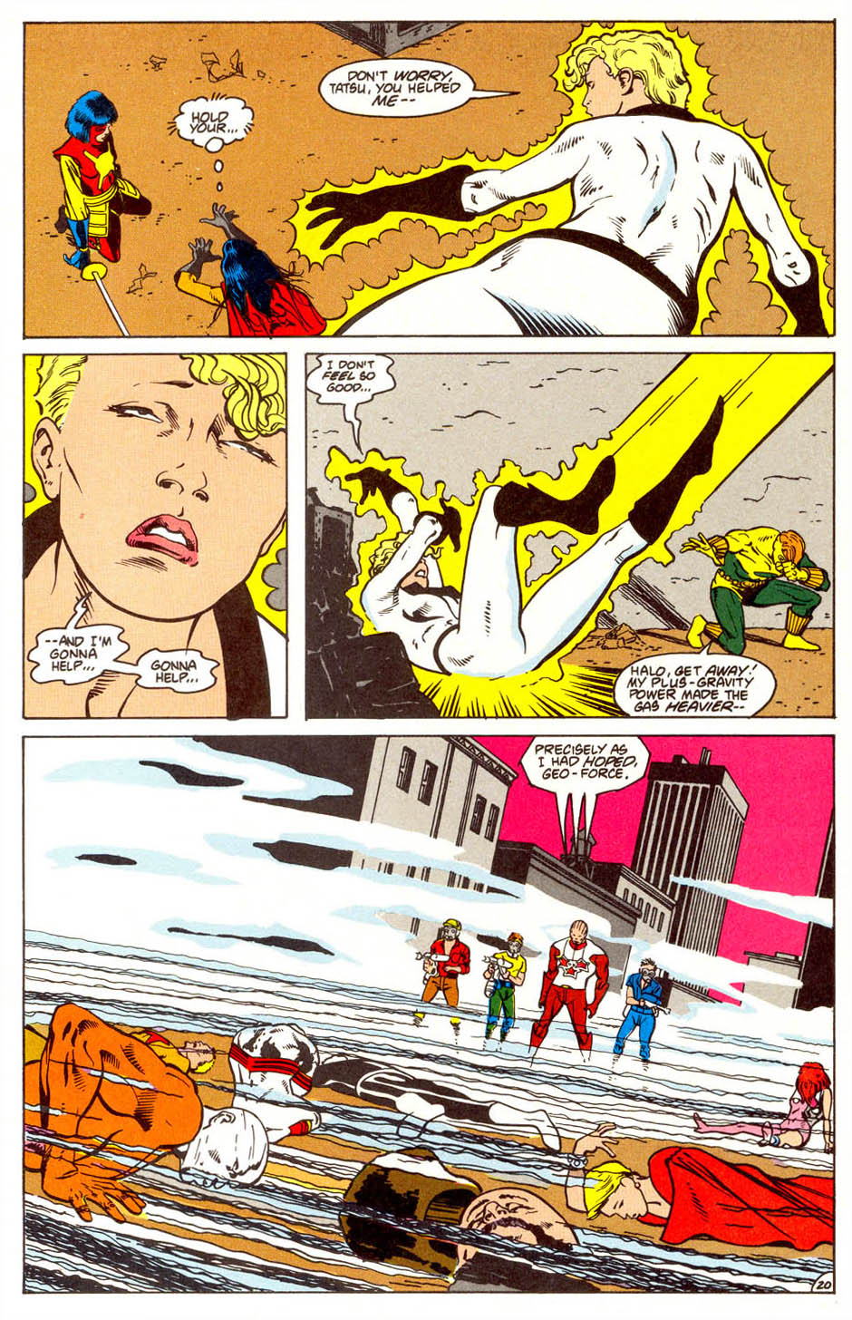Read online The Outsiders (1985) comic -  Issue #23 - 21