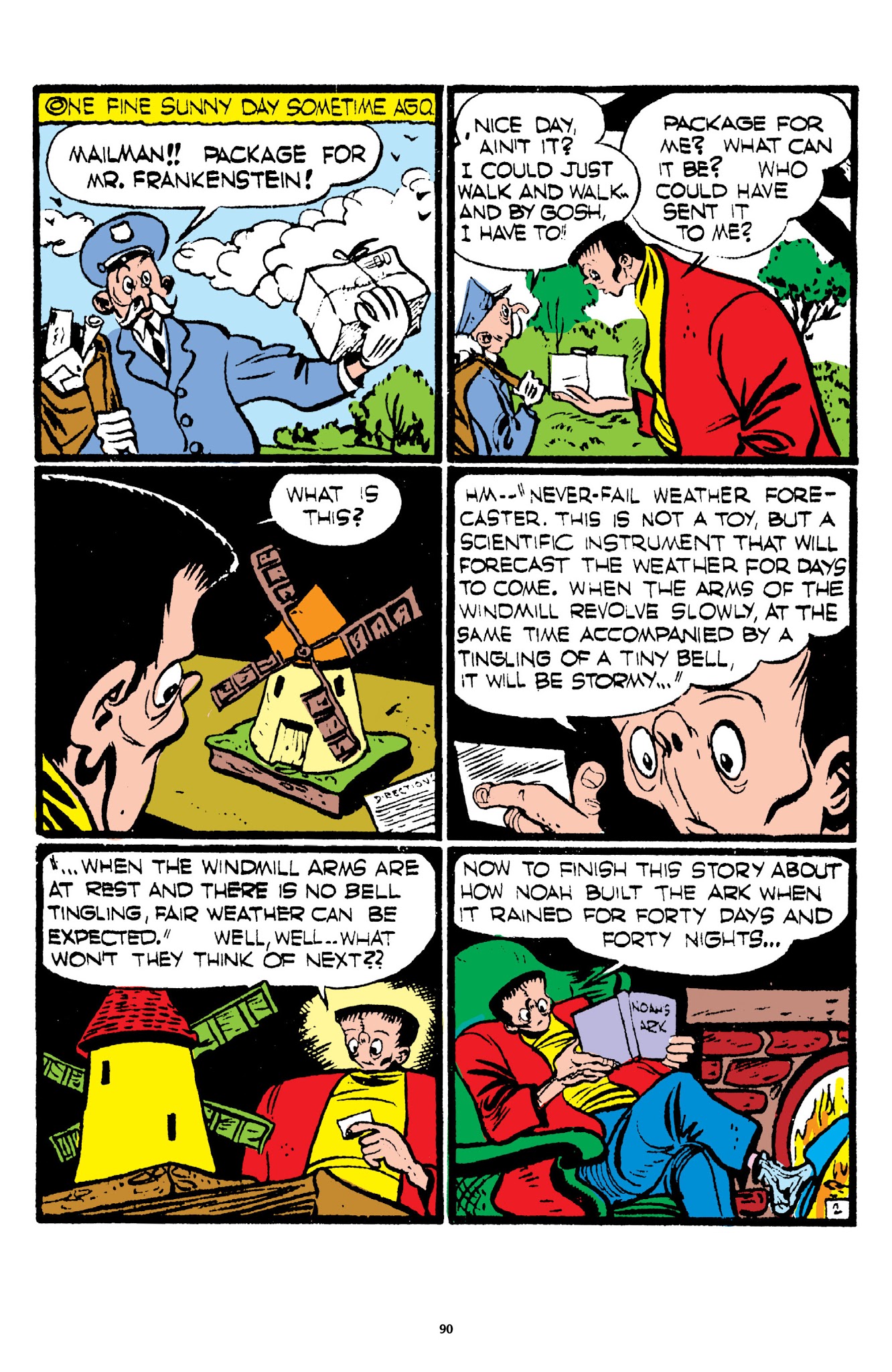 Read online Frankenstein: The Mad Science of Dick Briefer comic -  Issue # TPB - 90