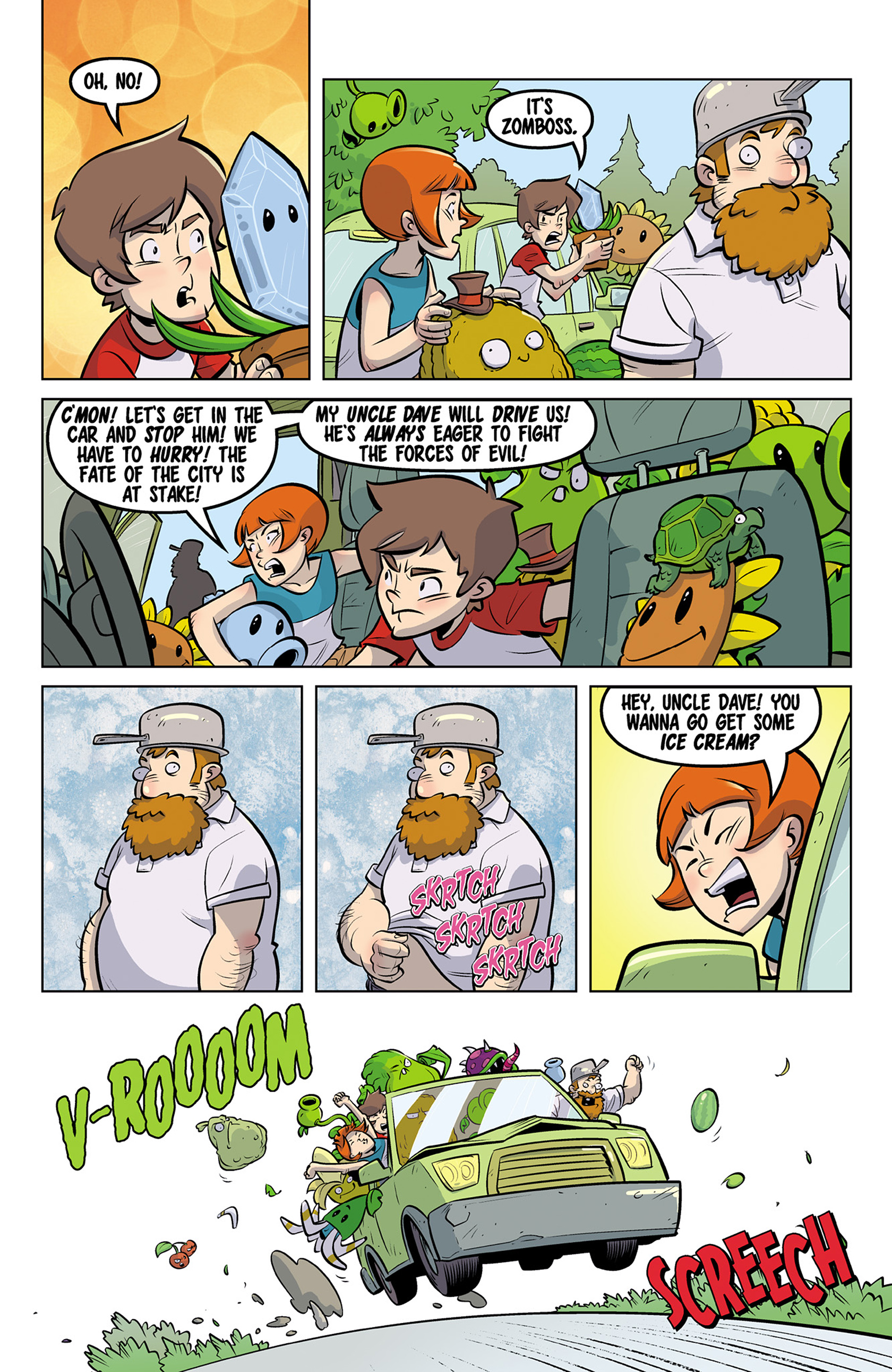 Комикс растения