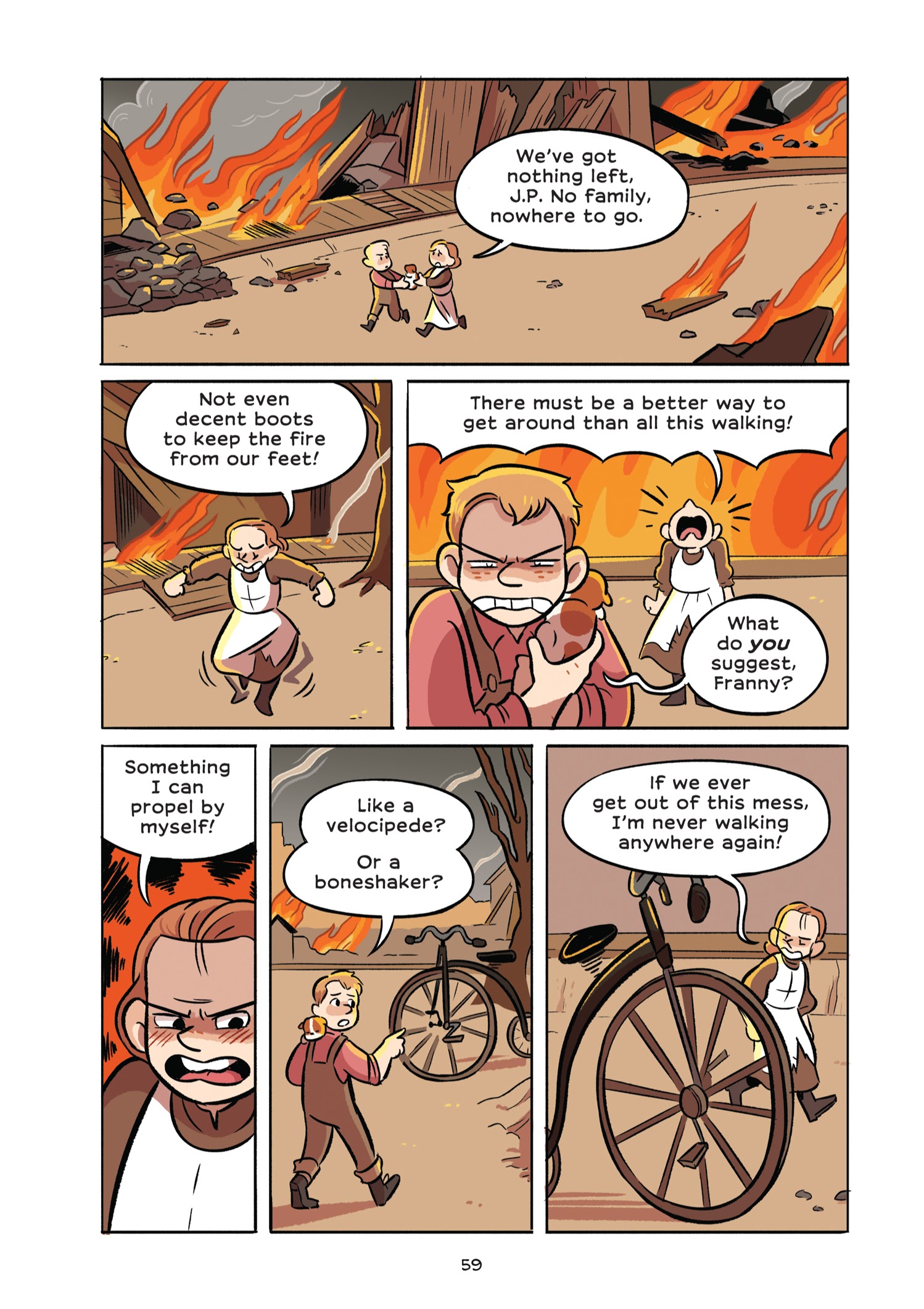 Read online History Comics comic -  Issue # The Great Chicago Fire: Rising From the Ashes - 68