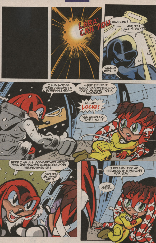 Read online Knuckles the Echidna comic -  Issue #19 - 22