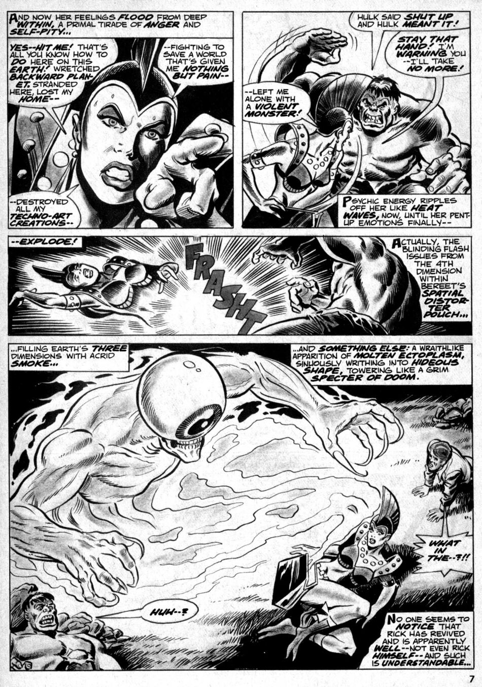 Read online The Rampaging Hulk comic -  Issue #7 - 7