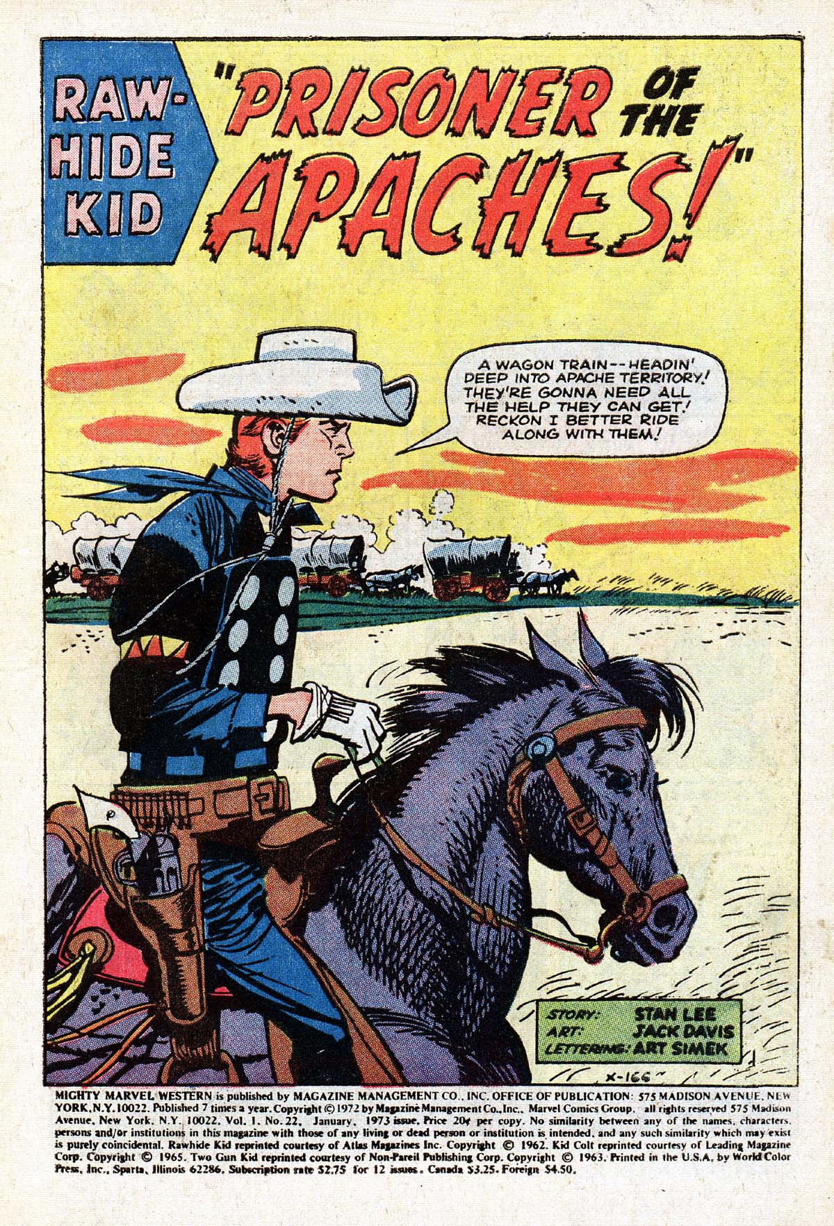 Read online The Mighty Marvel Western comic -  Issue #22 - 2