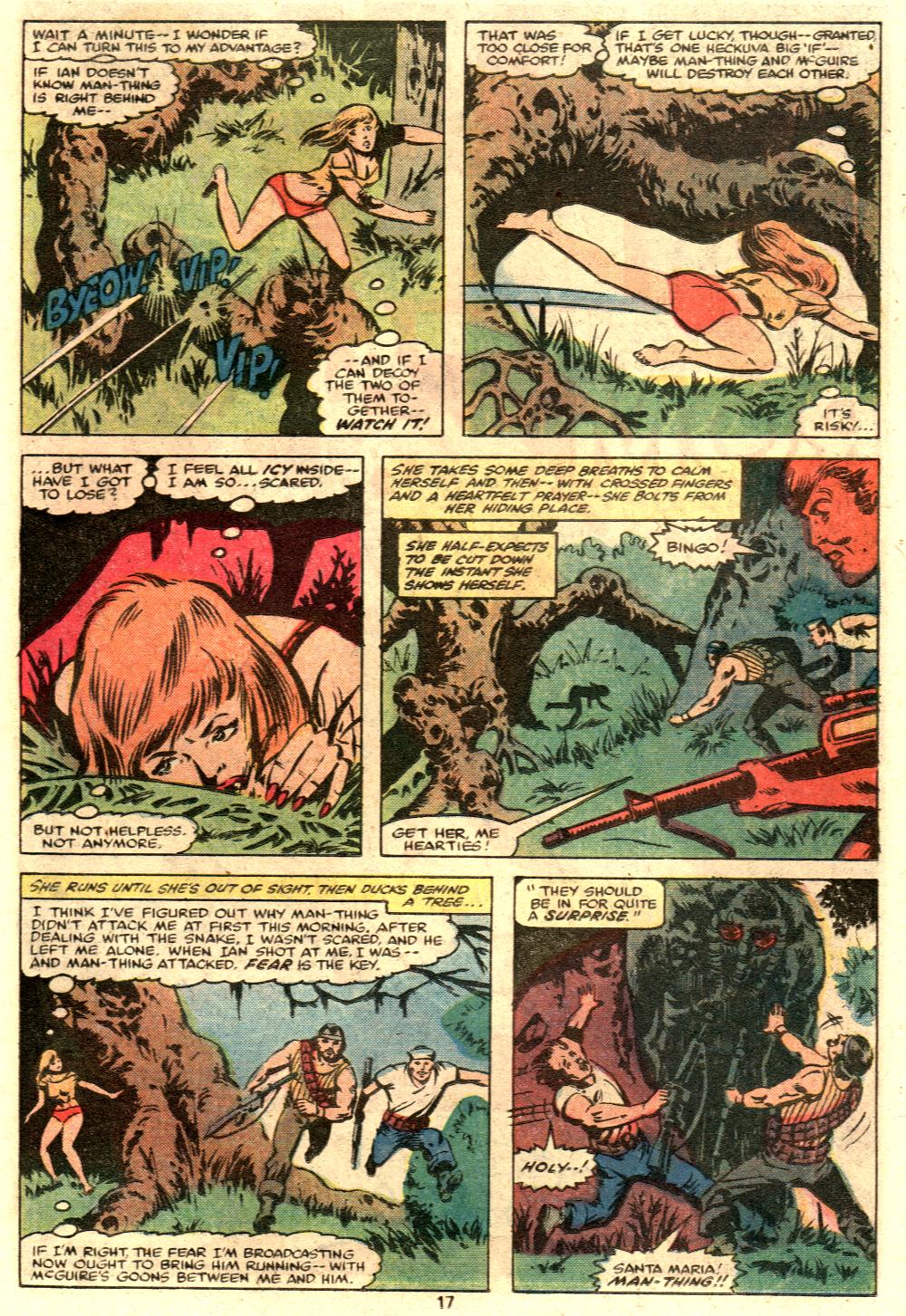 Read online Man-Thing (1979) comic -  Issue #5 - 12