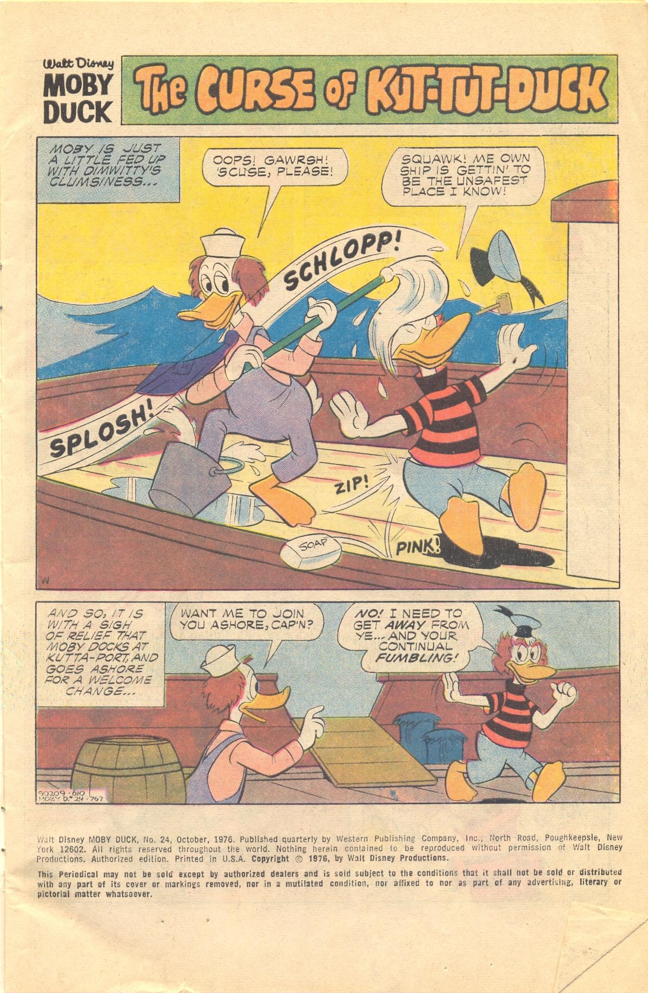 Read online Moby Duck comic -  Issue #24 - 3