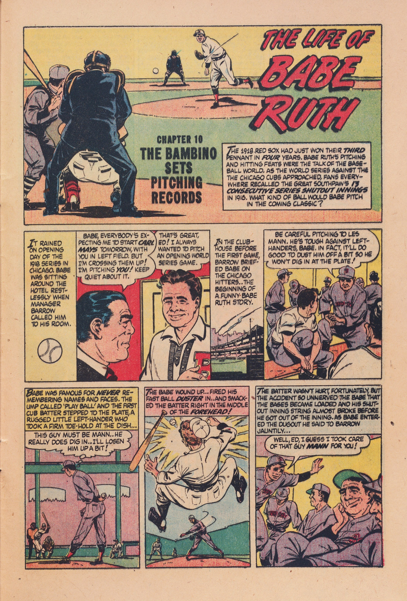 Read online Babe Ruth Sports Comics comic -  Issue #10 - 28