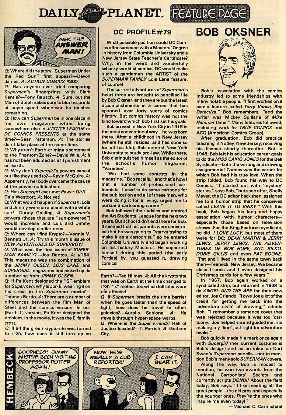 Read online The Superman Family comic -  Issue #211 - 52