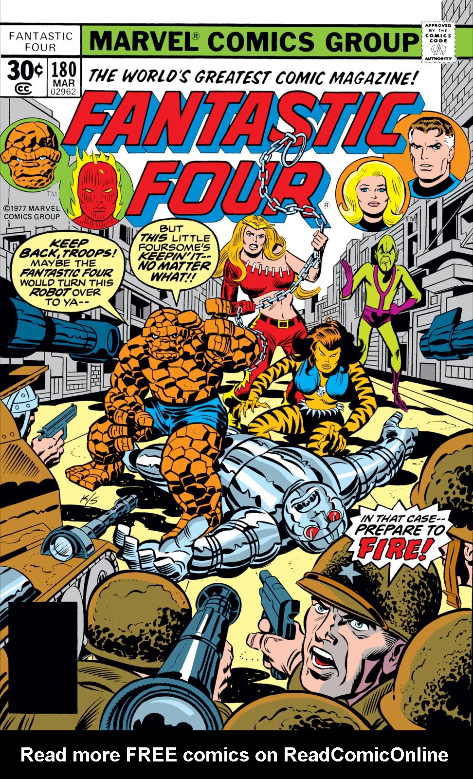 Read online Fantastic Four (1961) comic -  Issue #180 - 1