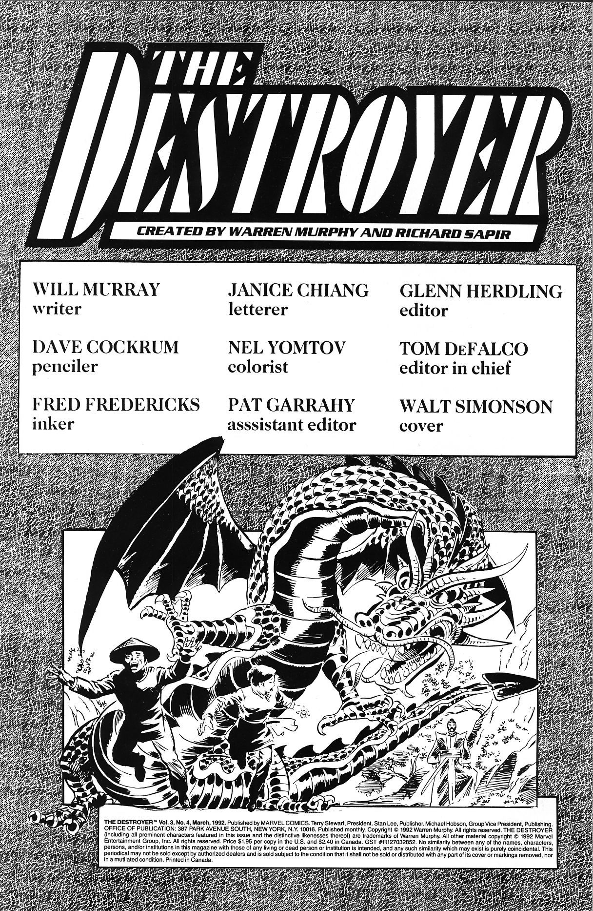 Read online The Destroyer (1991) comic -  Issue #4 - 2