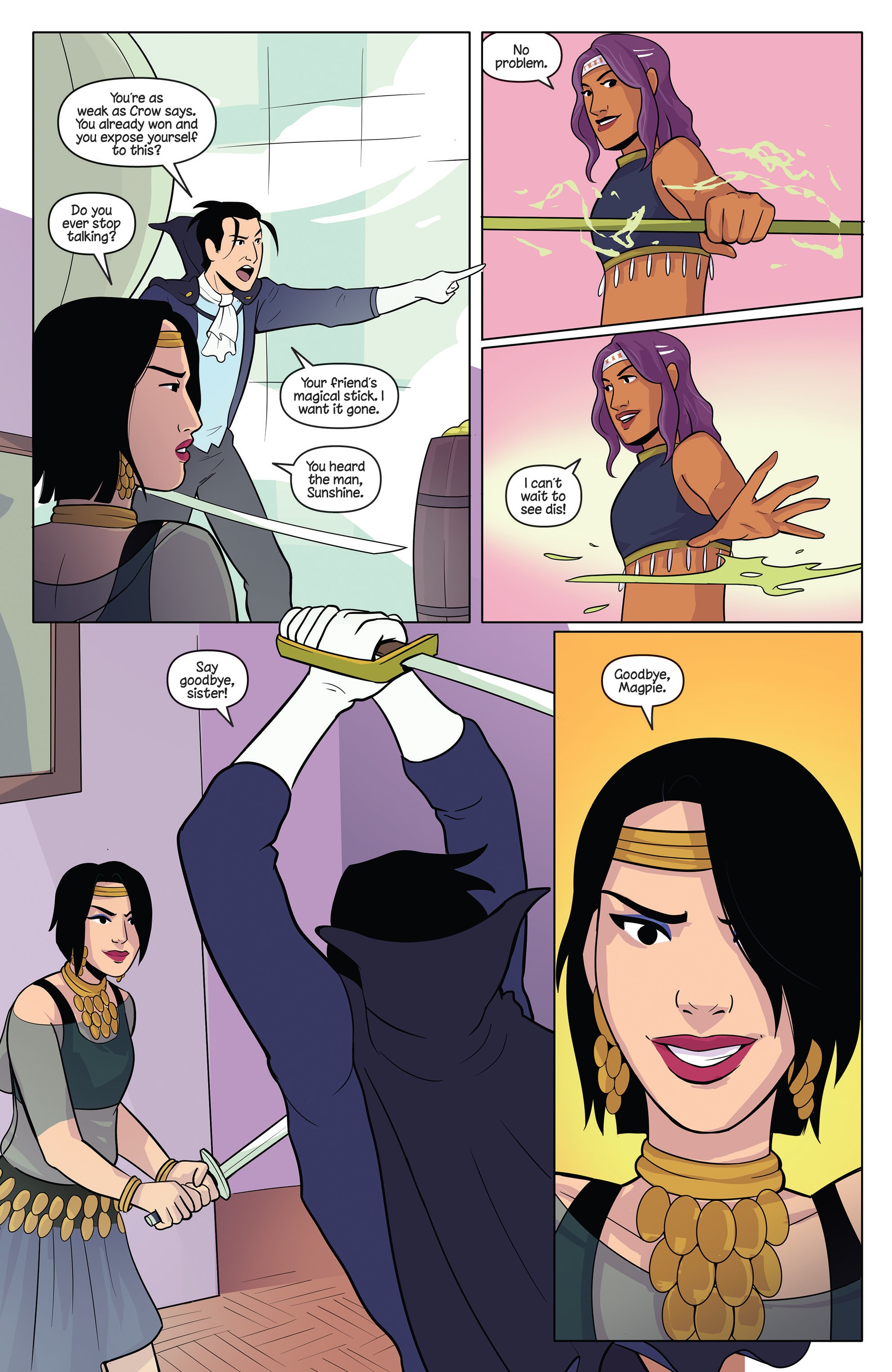 Read online Princeless Raven Year Two: Love and Revenge comic -  Issue # _TPB Assault On Golden Rock - 140