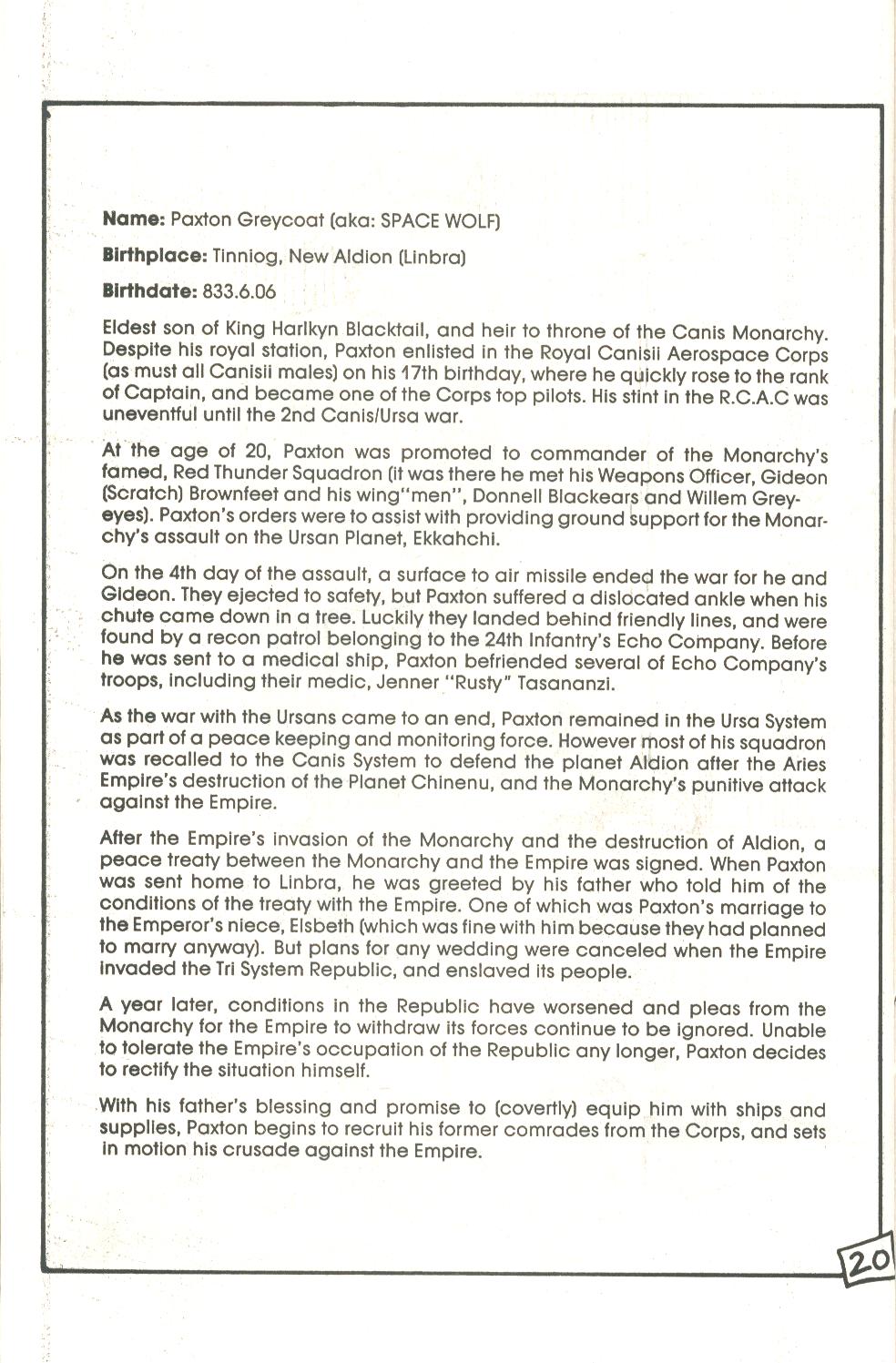 Read online Space Wolf comic -  Issue #1 - 22