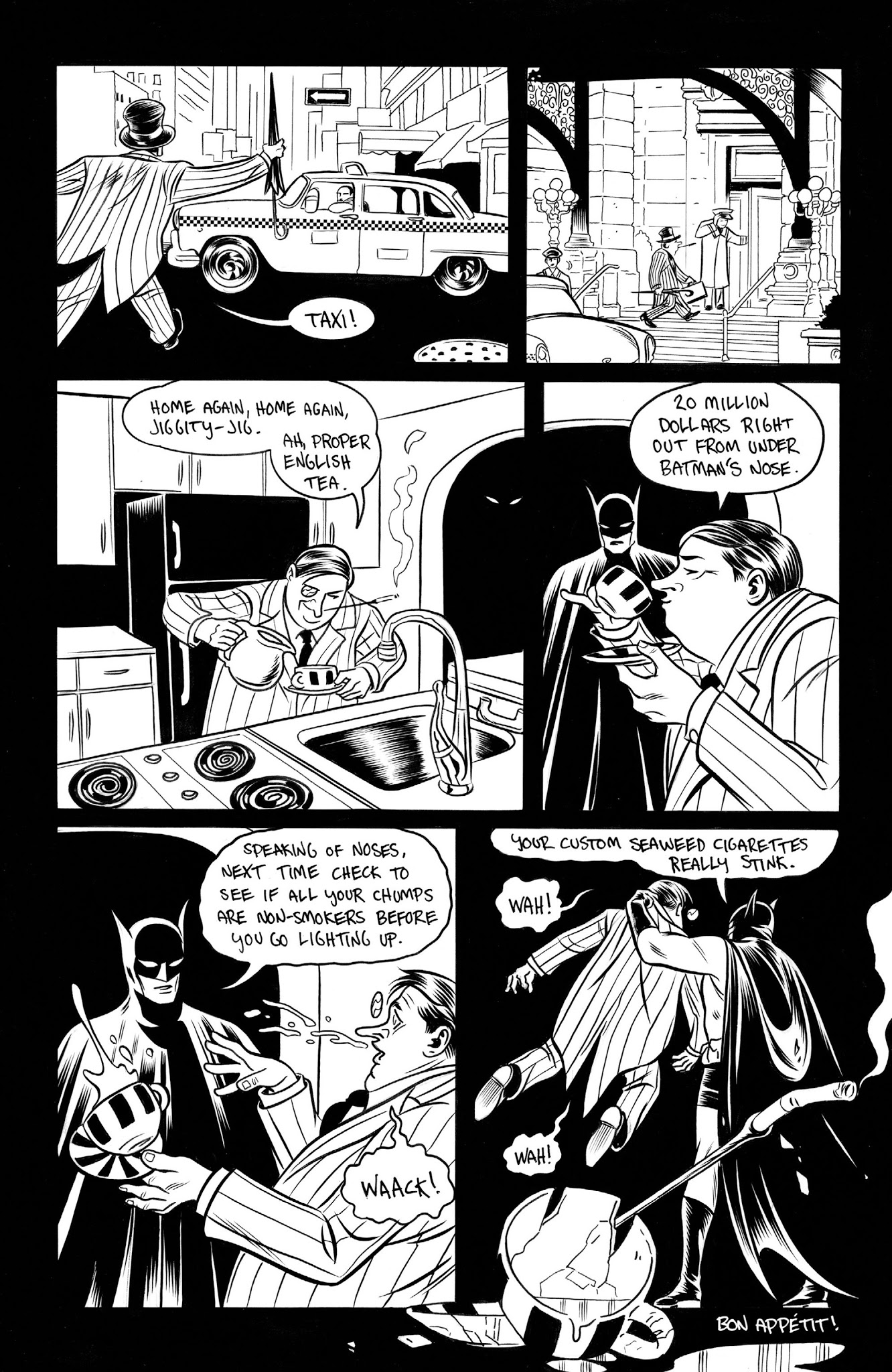 Read online Batman Black and White (2013) comic -  Issue #4 - 21