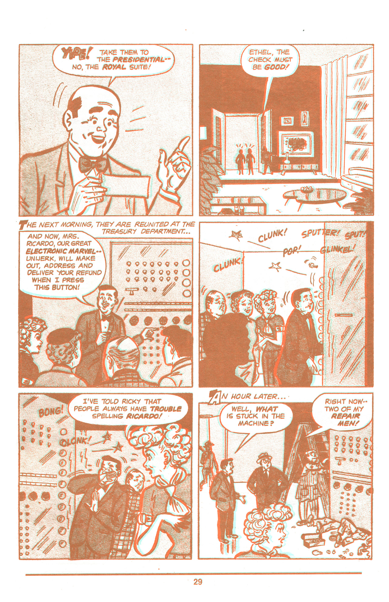 Read online I Love Lucy in 3-D comic -  Issue # Full - 31