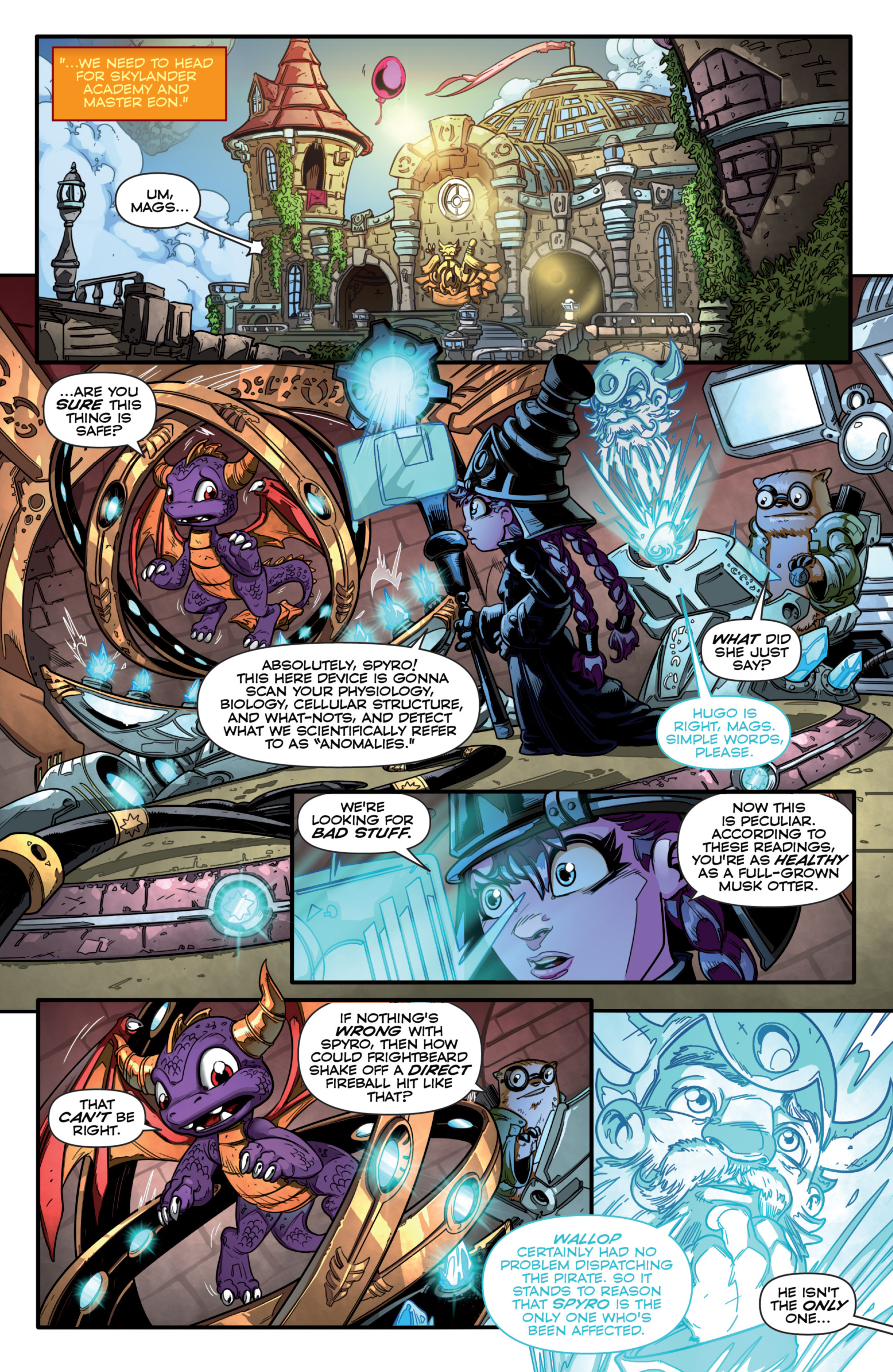 Read online Skylanders comic -  Issue #7 - 8