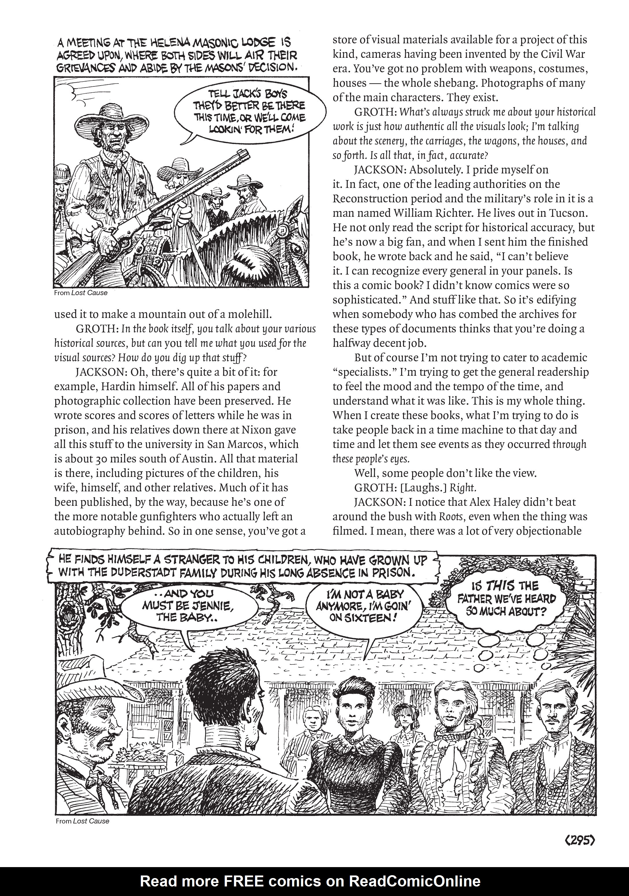 Read online Jack Jackson's American History: Los Tejanos and Lost Cause comic -  Issue # TPB (Part 3) - 92
