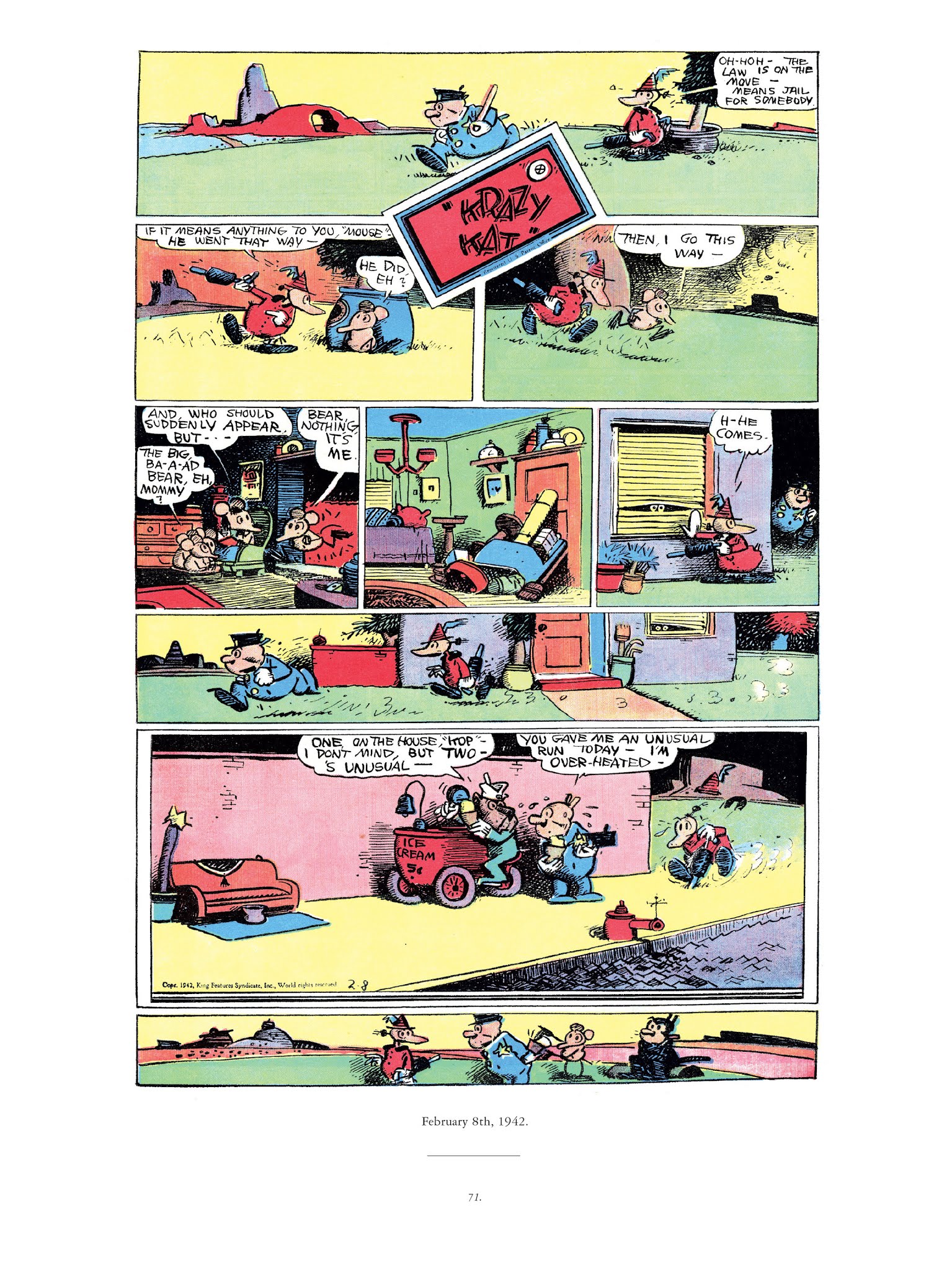 Read online Krazy & Ignatz comic -  Issue # TPB 12 - 70