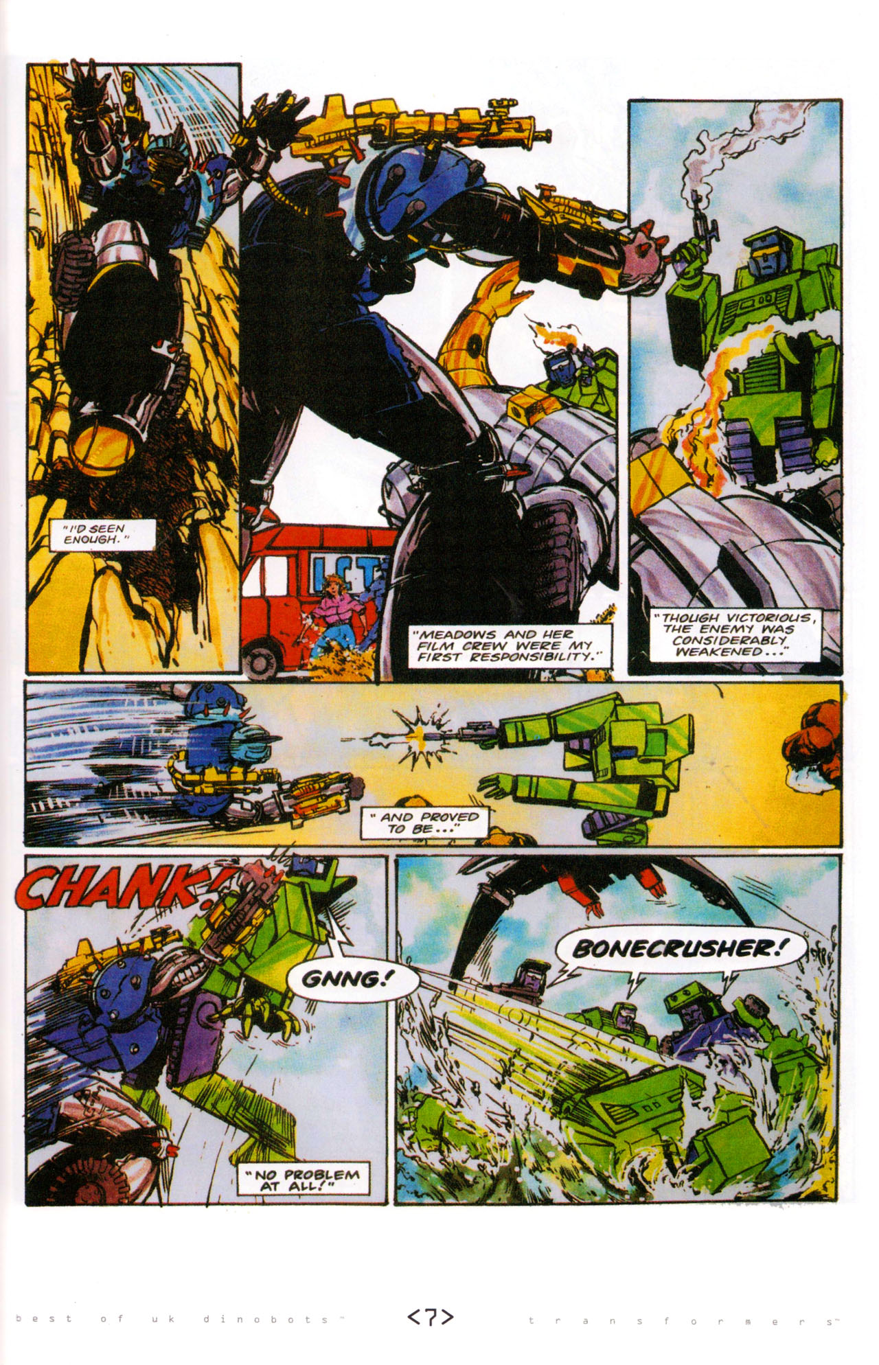 Read online The Transformers: Best of UK: Dinobots comic -  Issue #6 - 10