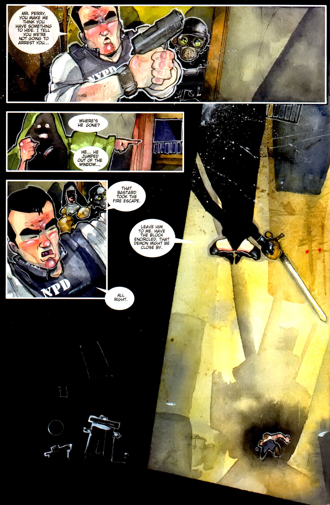 Read online Warrior Nun Areala: No Justice For Innocents comic -  Issue # Full - 28