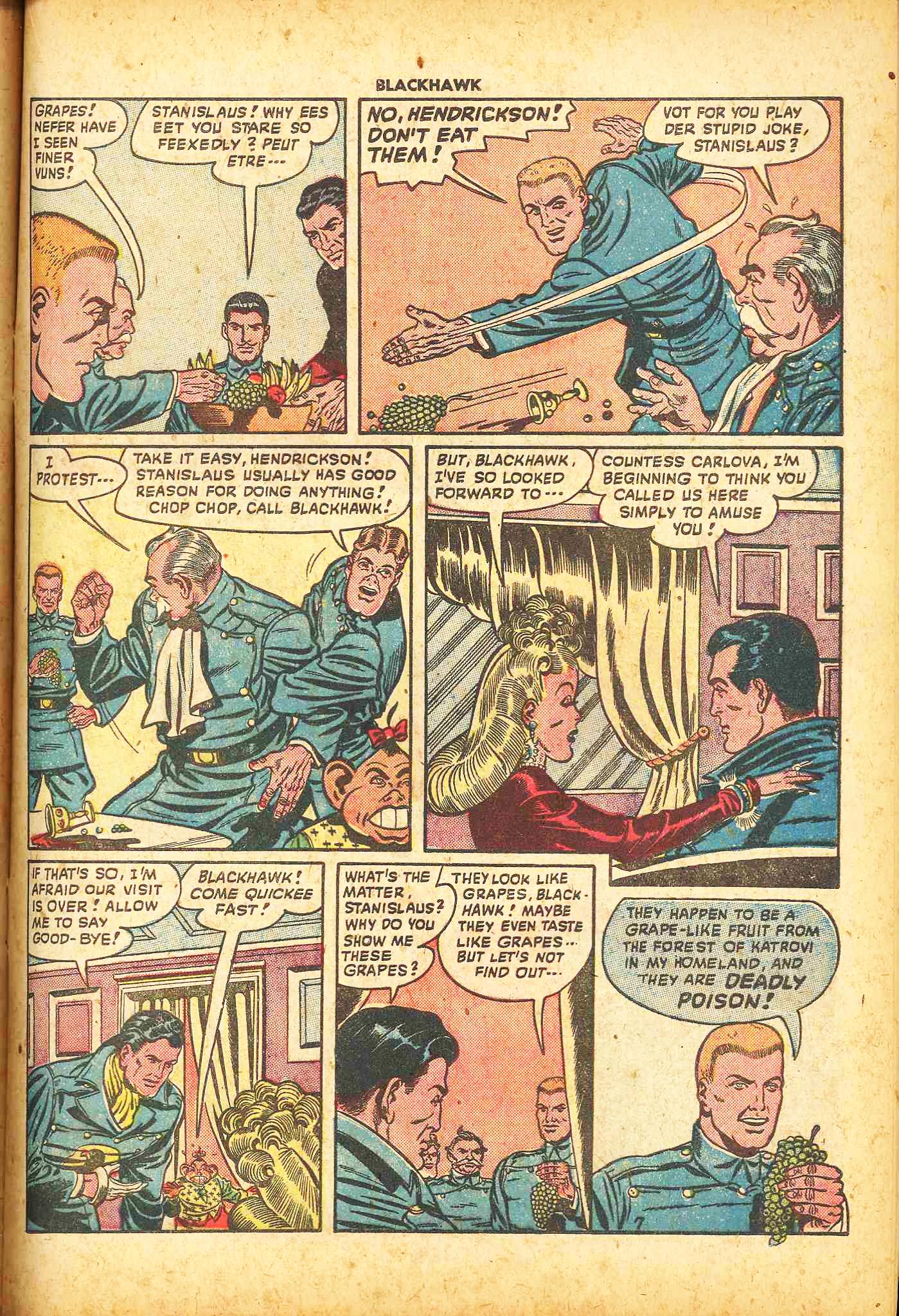 Read online Blackhawk (1957) comic -  Issue #20 - 22