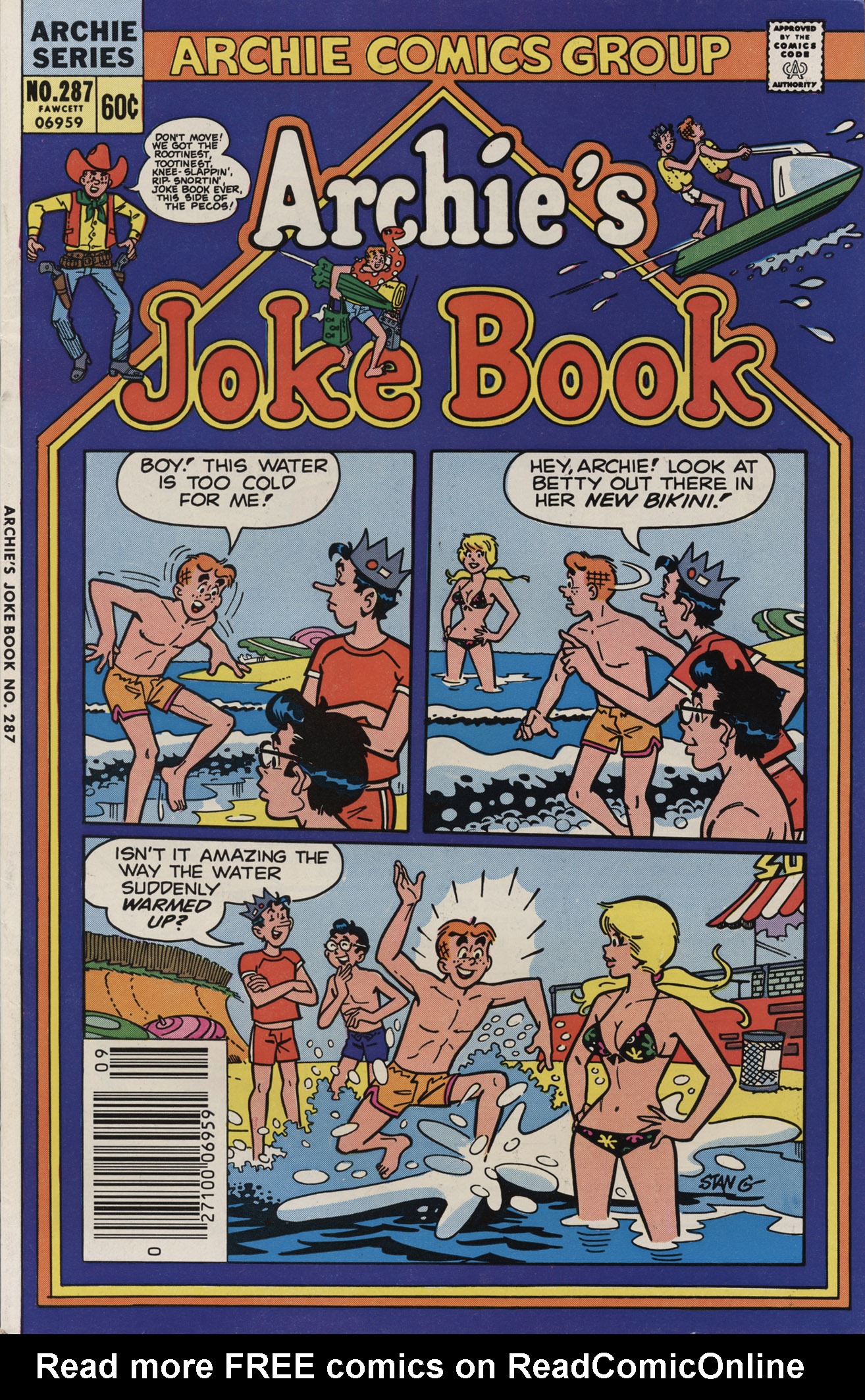 Read online Archie's Joke Book Magazine comic -  Issue #287 - 1