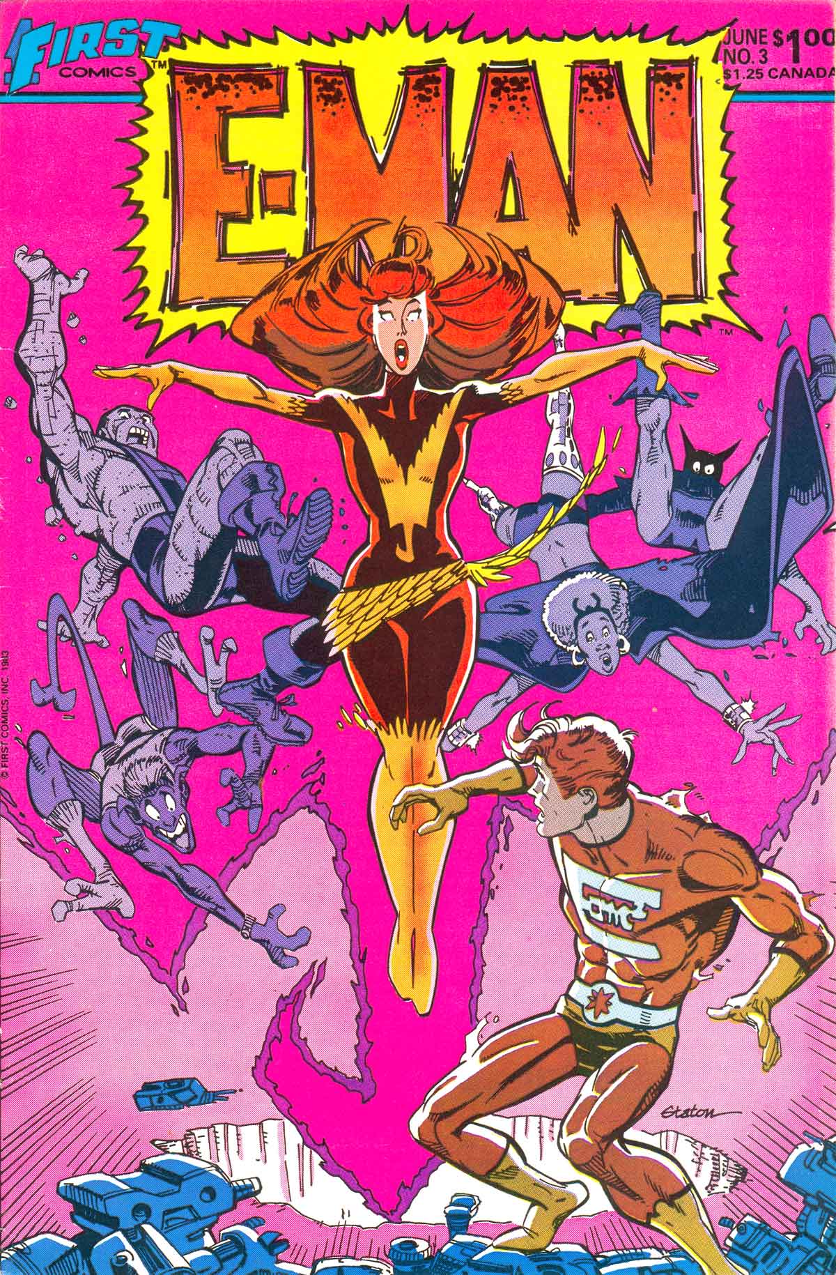 Read online E-Man (1983) comic -  Issue #3 - 1