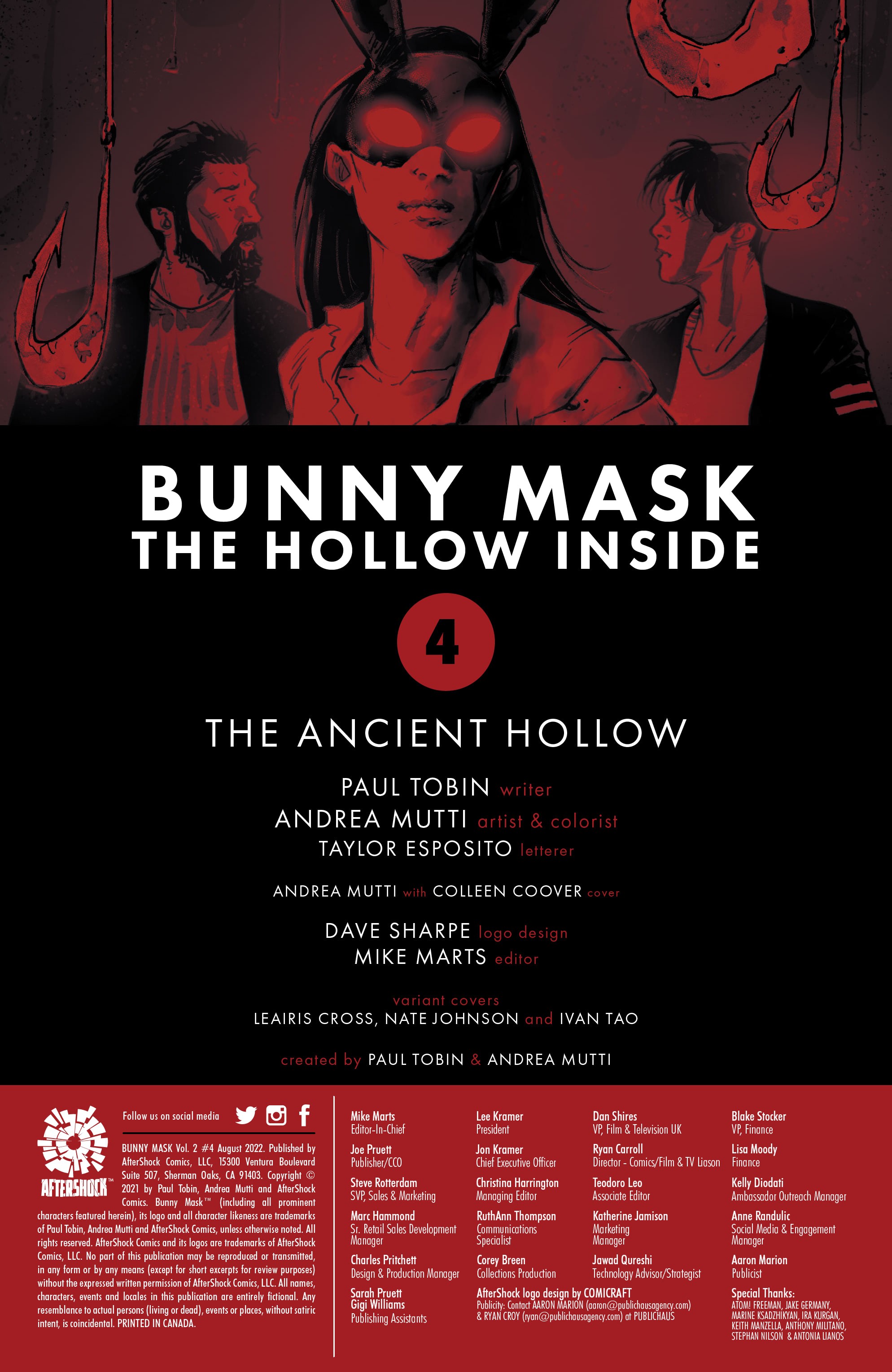 Read online Bunny Mask: The Hollow Inside comic -  Issue #4 - 2