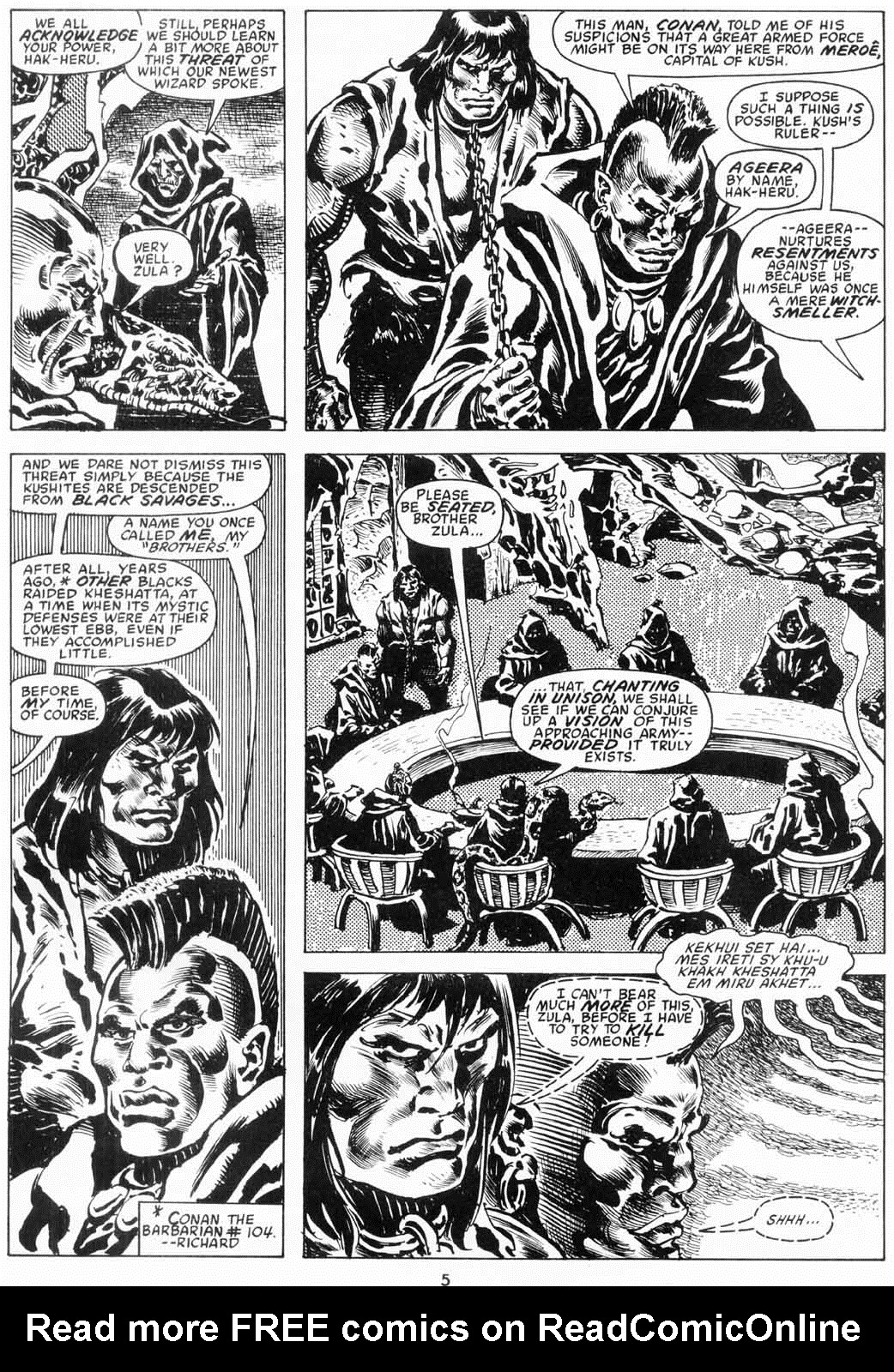 The Savage Sword Of Conan issue 206 - Page 6