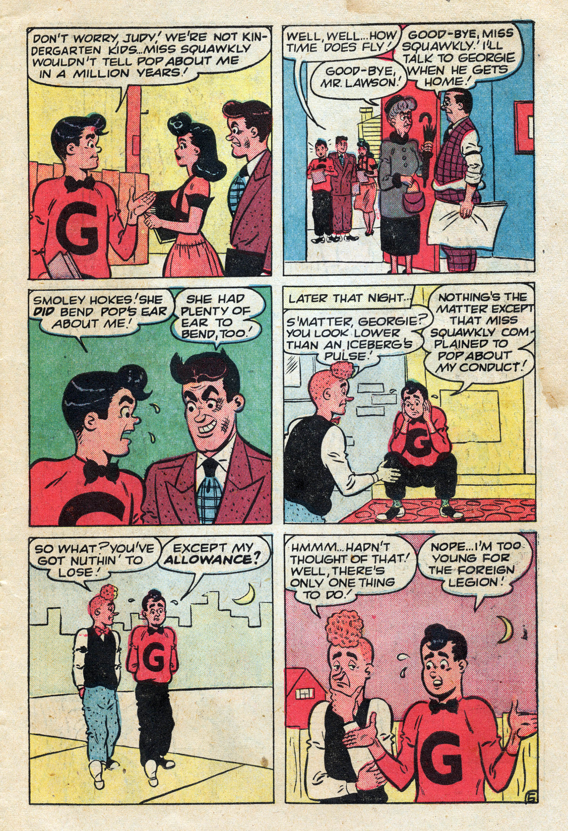 Read online Georgie Comics (1949) comic -  Issue #33 - 7
