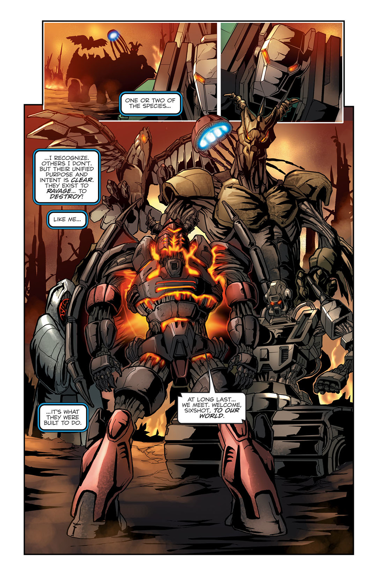 Read online Transformers Spotlight: Sixshot comic -  Issue # Full - 14