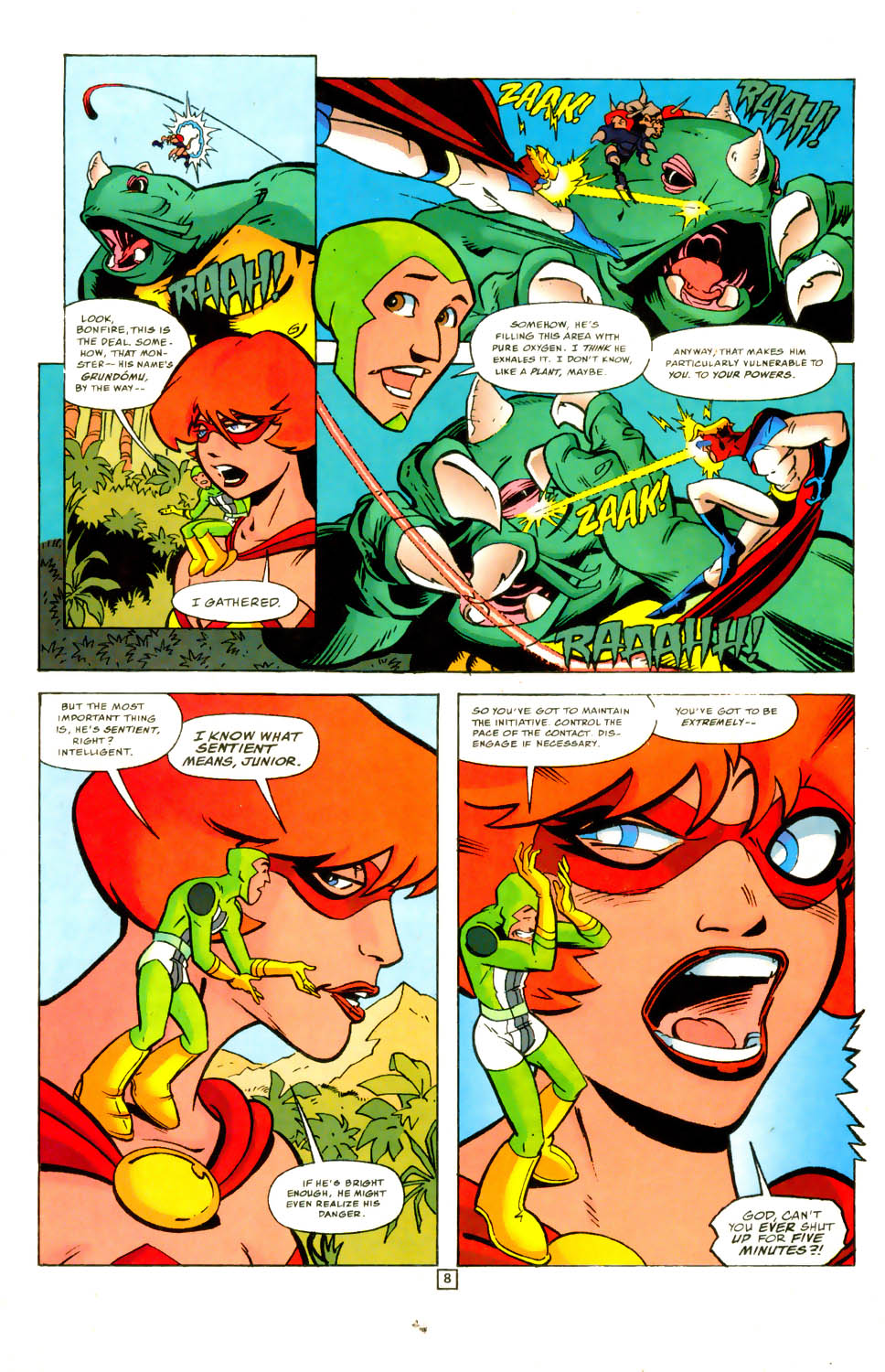 Read online Young Heroes in Love comic -  Issue #11 - 10