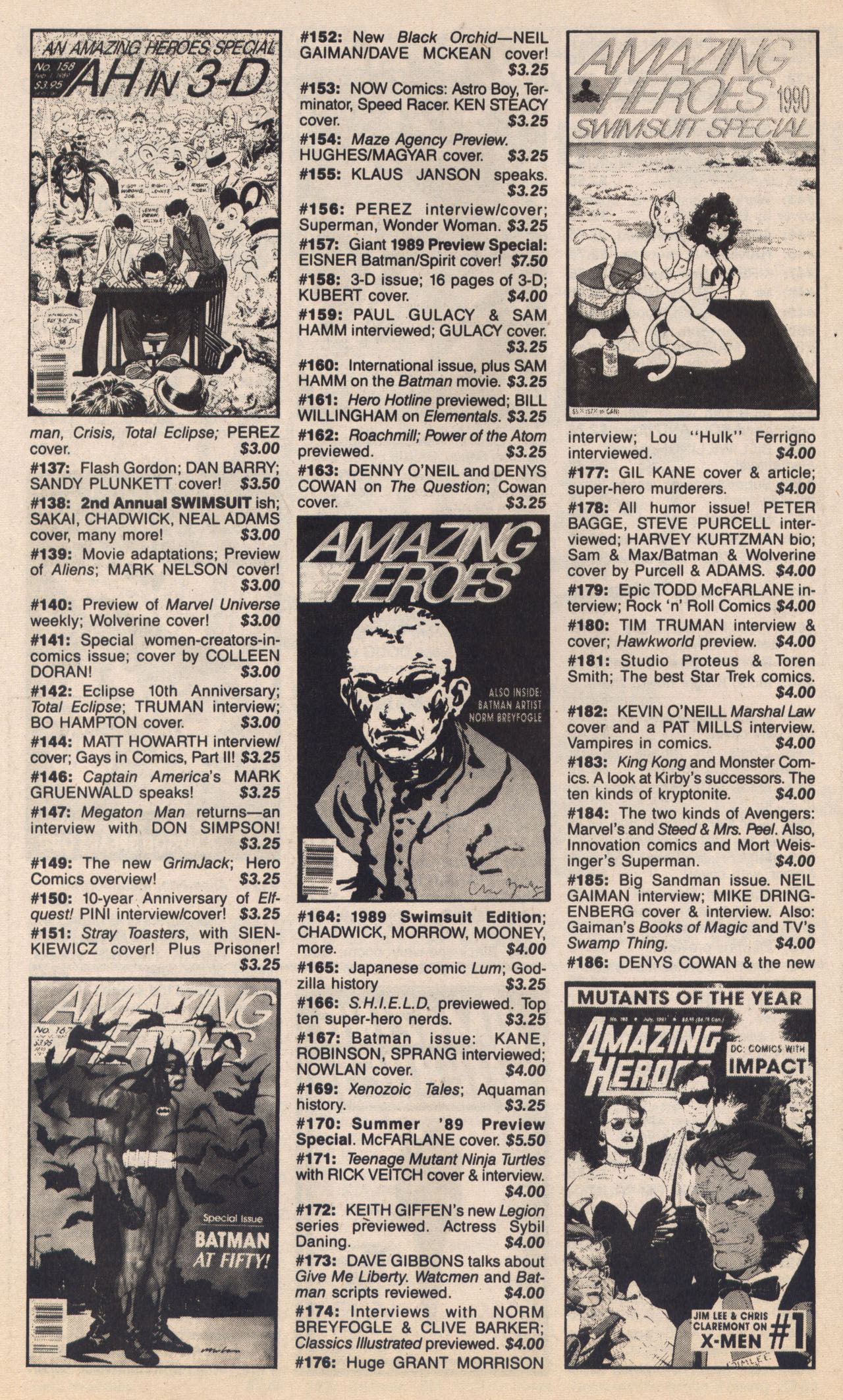 Read online Amazing Heroes Swimsuit Special comic -  Issue # TPB 3 - 151