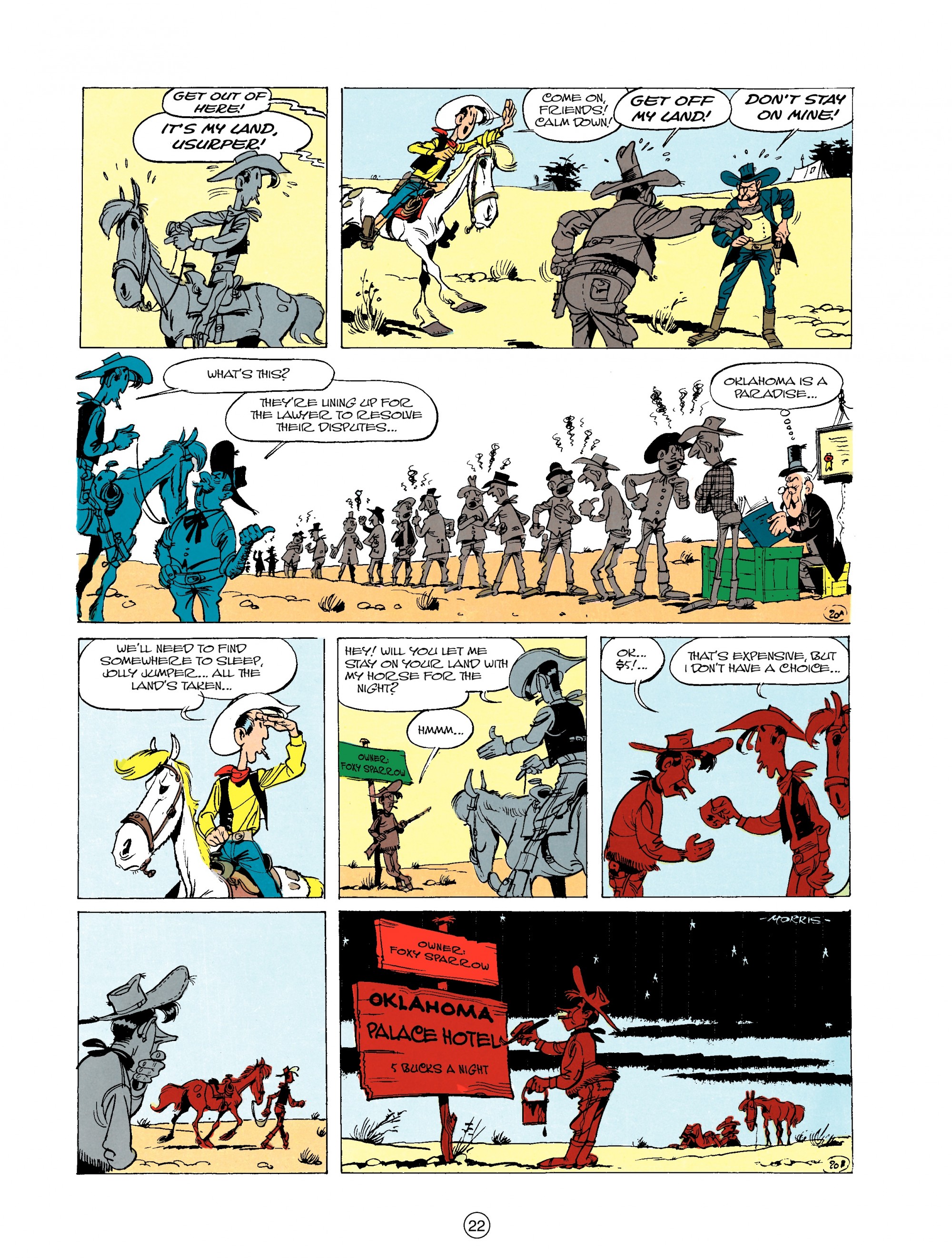 Read online A Lucky Luke Adventure comic -  Issue #20 - 22