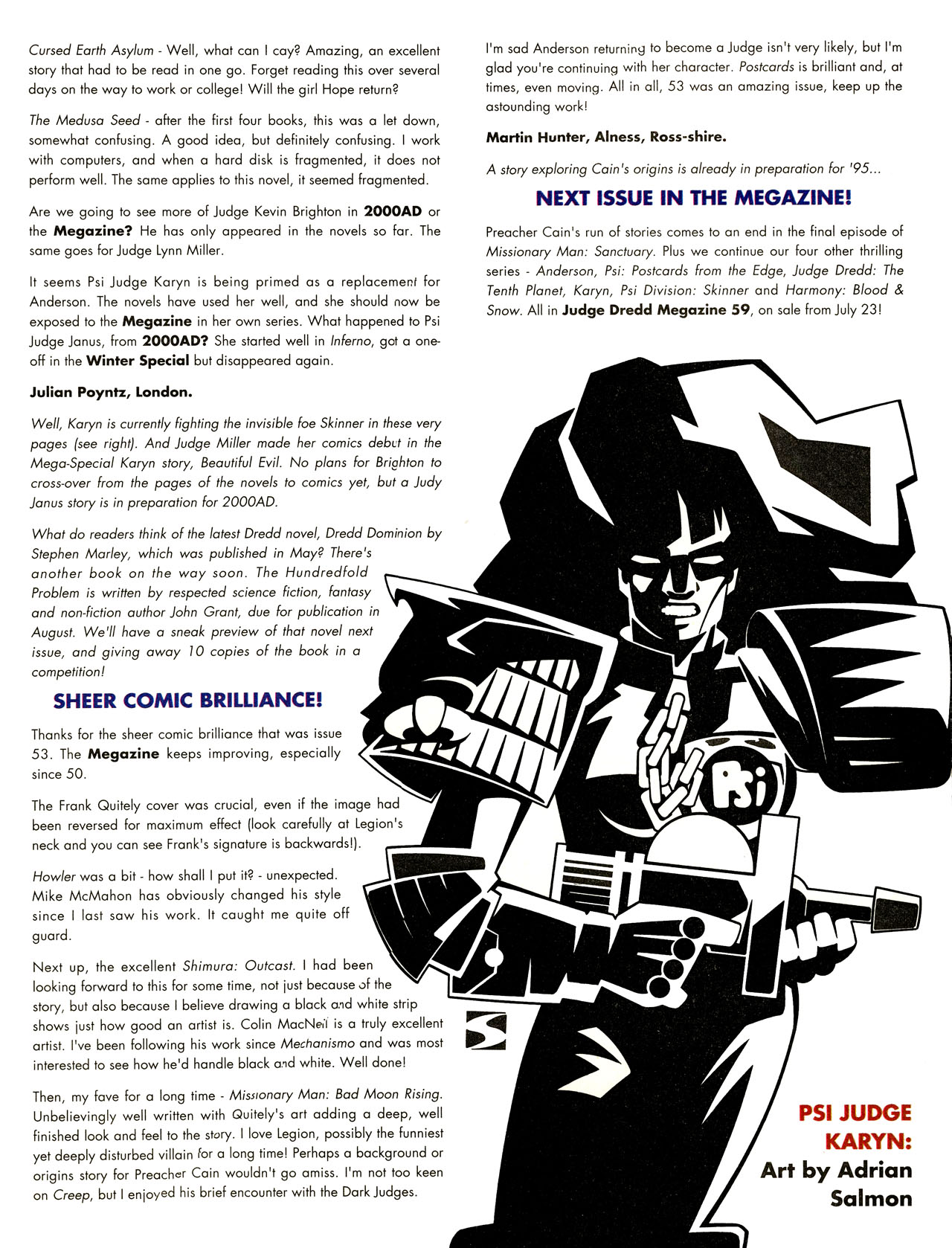 Read online Judge Dredd: The Megazine (vol. 2) comic -  Issue #58 - 41