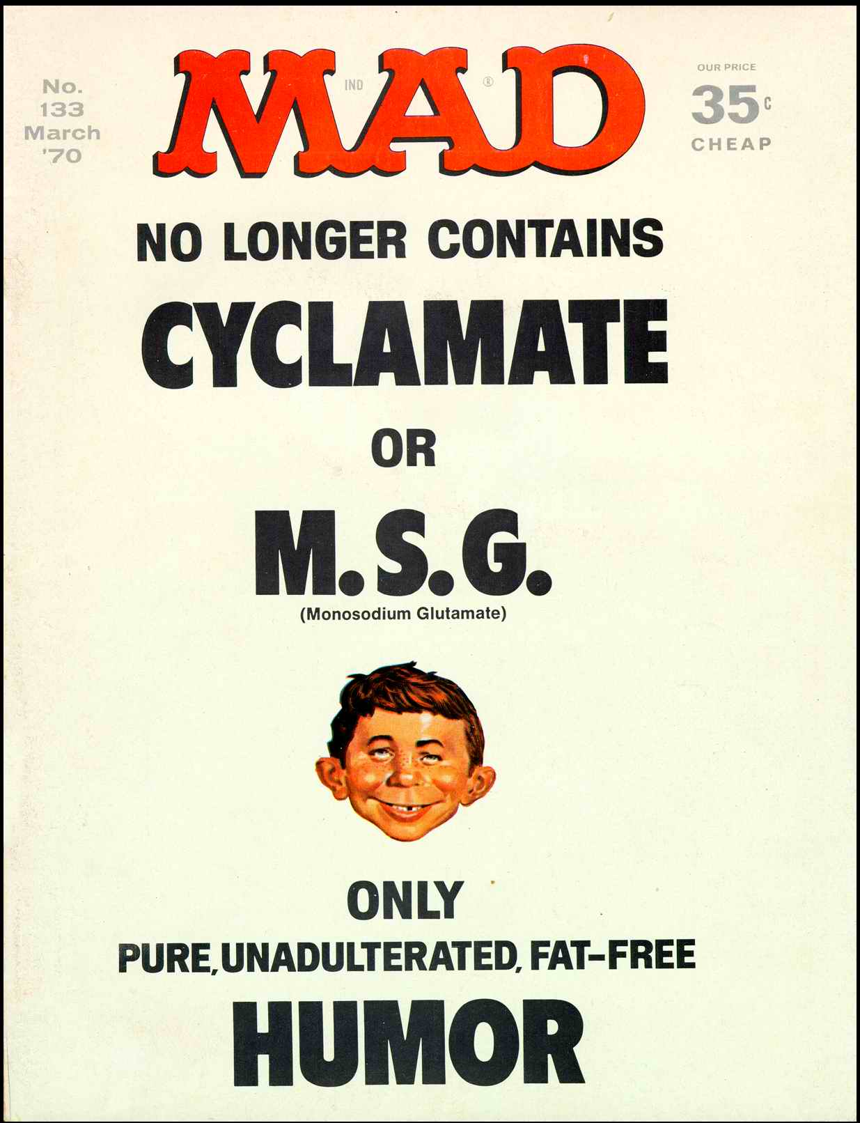 Read online MAD comic -  Issue #133 - 1