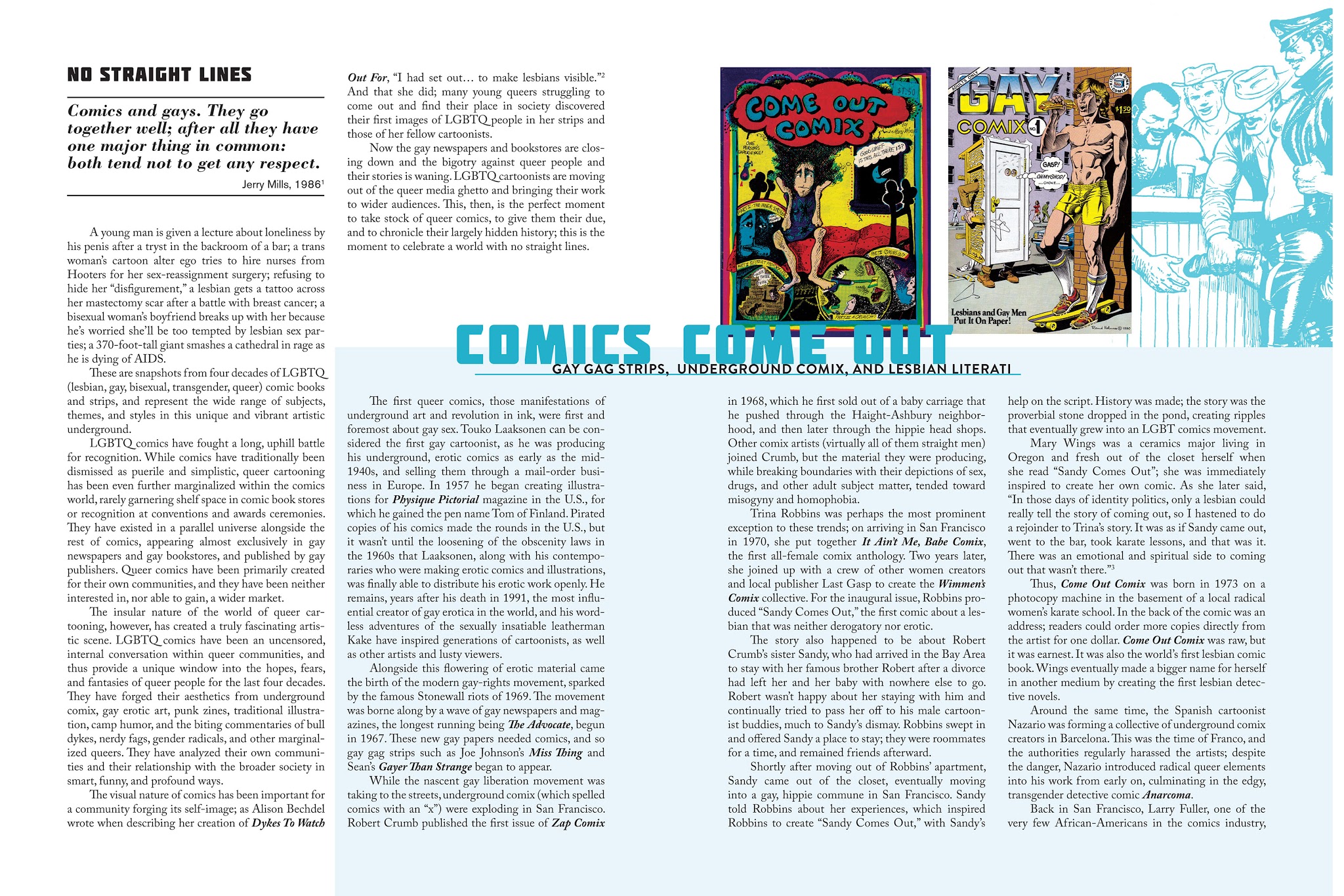 Read online No Straight Lines: Four Decades of Queer Comics comic -  Issue # TPB - 10